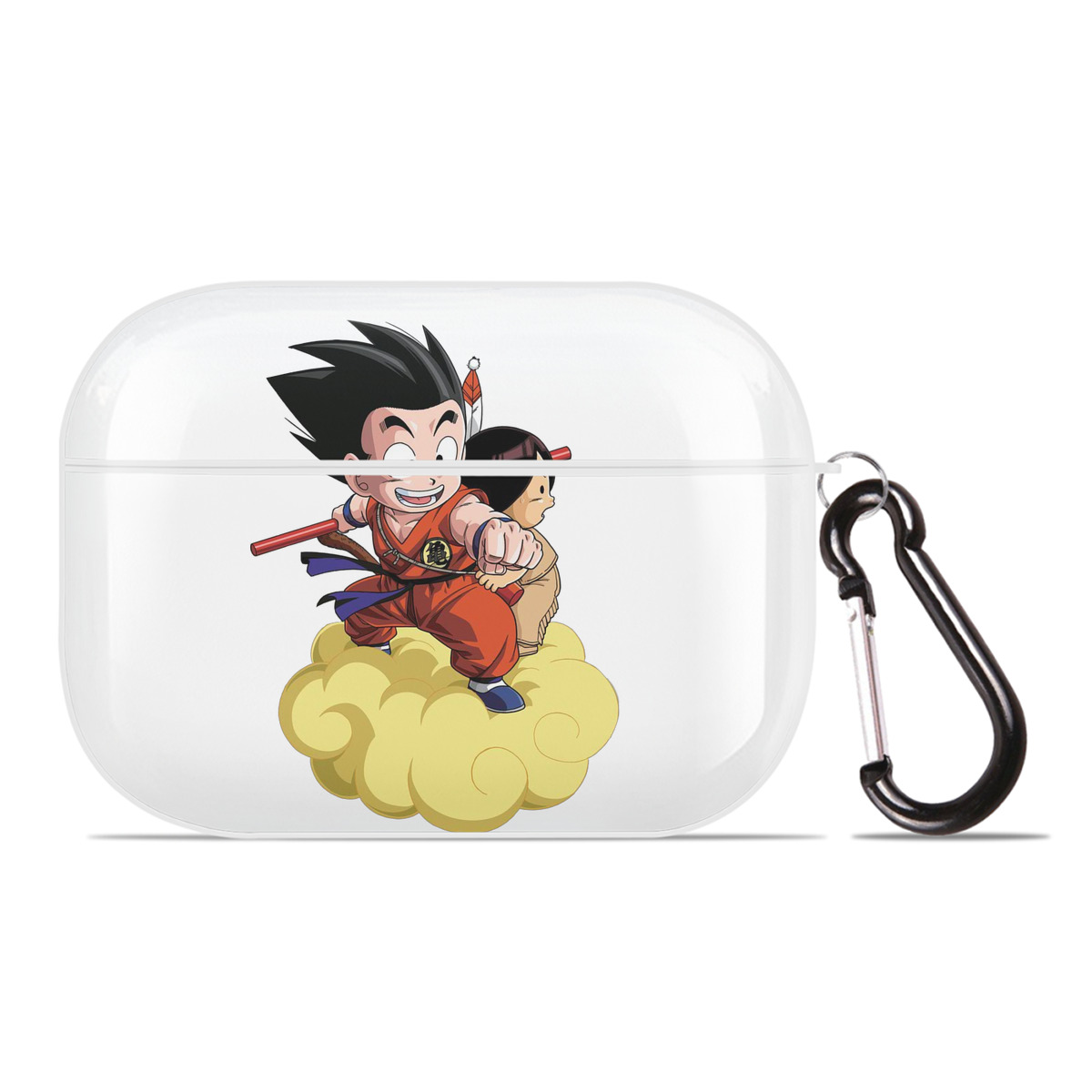 （画像用） ドラゴンボール 孫悟空（そん ごくう）Son Goku カカロット DRAGON BALL Kakarotto 【AirPods Pro用】ハードシェル保護ケース 耐衝撃・防指紋・カラビナ付き商品仕様