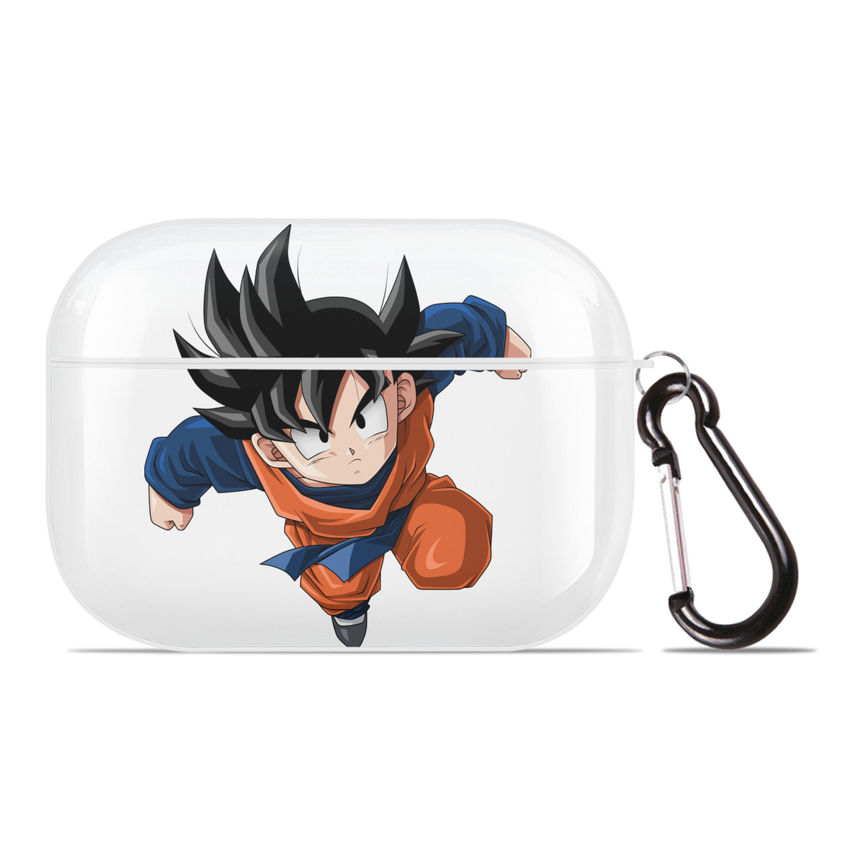 （画像用） ドラゴンボール 孫悟空（そん ごくう）Son Goku カカロット DRAGON BALL Kakarotto 【AirPods Pro用】ハードシェル保護ケース 耐衝撃・防指紋・カラビナ付き商品仕様