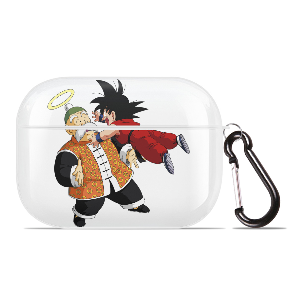 （画像用） ドラゴンボール 孫悟空（そん ごくう）Son Goku カカロット DRAGON BALL Kakarotto 【AirPods Pro用】ハードシェル保護ケース 耐衝撃・防指紋・カラビナ付き商品仕様