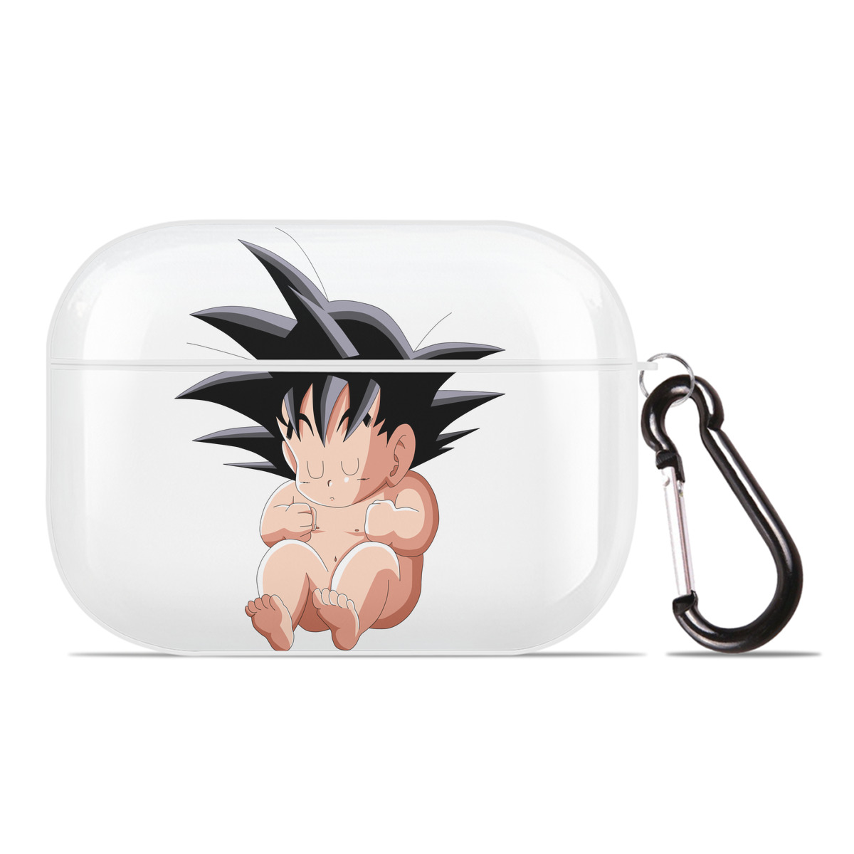 （画像用） ドラゴンボール 孫悟空（そん ごくう）Son Goku カカロット DRAGON BALL Kakarotto 【AirPods Pro用】ハードシェル保護ケース 耐衝撃・防指紋・カラビナ付き商品仕様