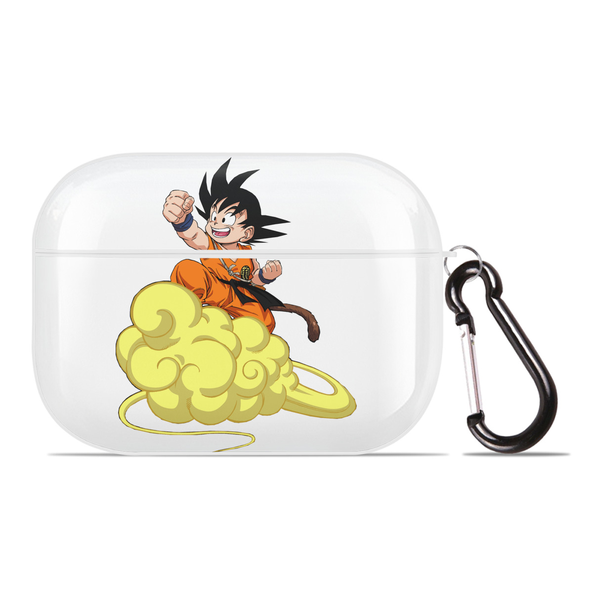 （画像用） ドラゴンボール 孫悟空（そん ごくう）Son Goku カカロット DRAGON BALL Kakarotto 【AirPods Pro用】ハードシェル保護ケース 耐衝撃・防指紋・カラビナ付き商品仕様