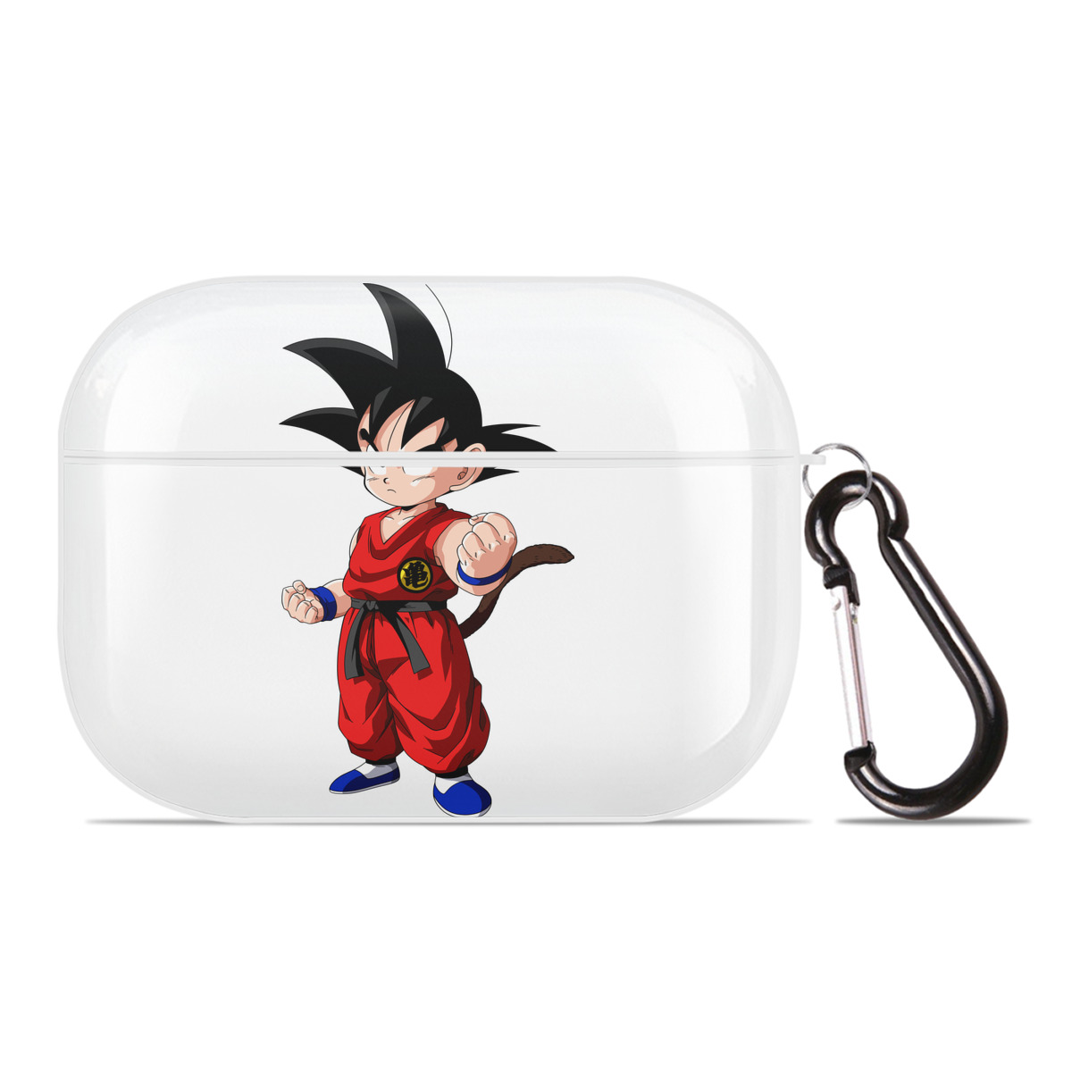 （画像用） ドラゴンボール 孫悟空（そん ごくう）Son Goku カカロット DRAGON BALL Kakarotto 【AirPods Pro用】ハードシェル保護ケース 耐衝撃・防指紋・カラビナ付き商品仕様