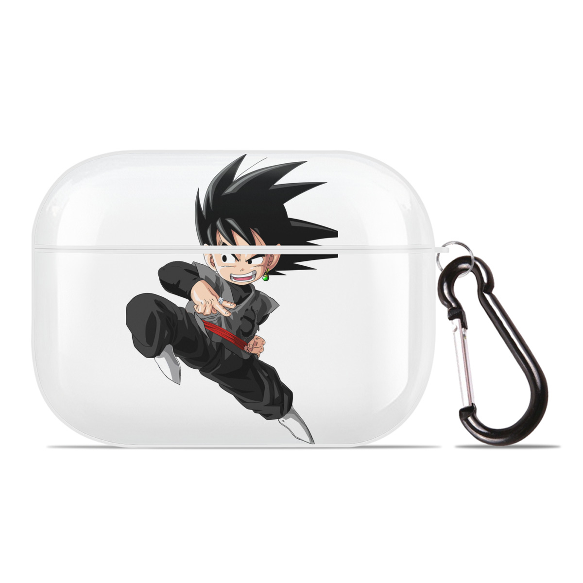 （画像用） ドラゴンボール 孫悟空（そん ごくう）Son Goku カカロット DRAGON BALL Kakarotto 【AirPods Pro用】ハードシェル保護ケース 耐衝撃・防指紋・カラビナ付き商品仕様