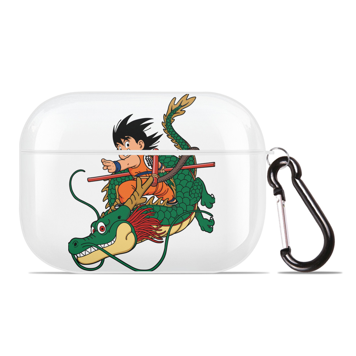 （画像用） ドラゴンボール 孫悟空（そん ごくう）Son Goku カカロット DRAGON BALL Kakarotto 【AirPods Pro用】ハードシェル保護ケース 耐衝撃・防指紋・カラビナ付き商品仕様