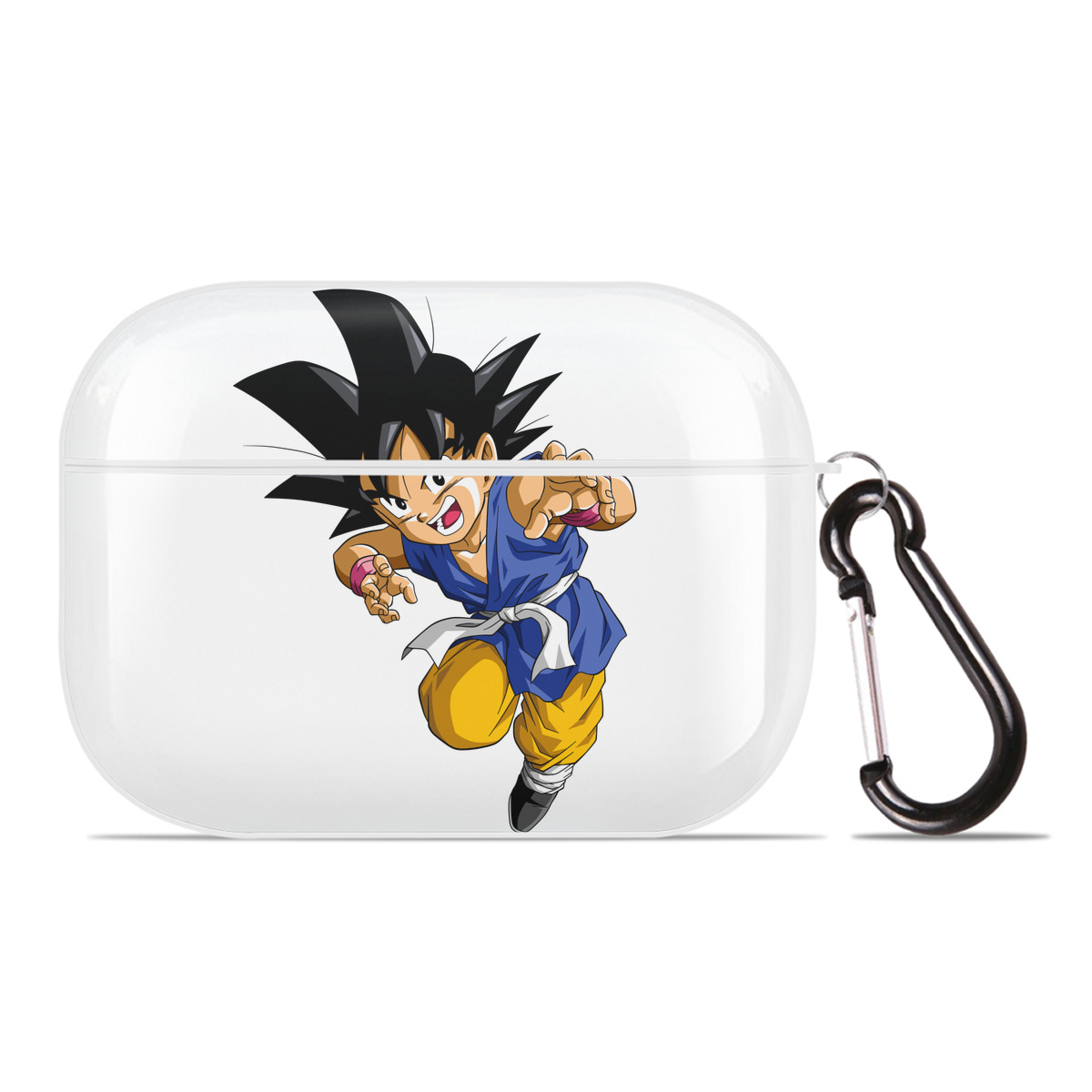 （画像用） ドラゴンボール 孫悟空（そん ごくう）Son Goku カカロット DRAGON BALL Kakarotto 【AirPods Pro用】ハードシェル保護ケース 耐衝撃・防指紋・カラビナ付き商品仕様