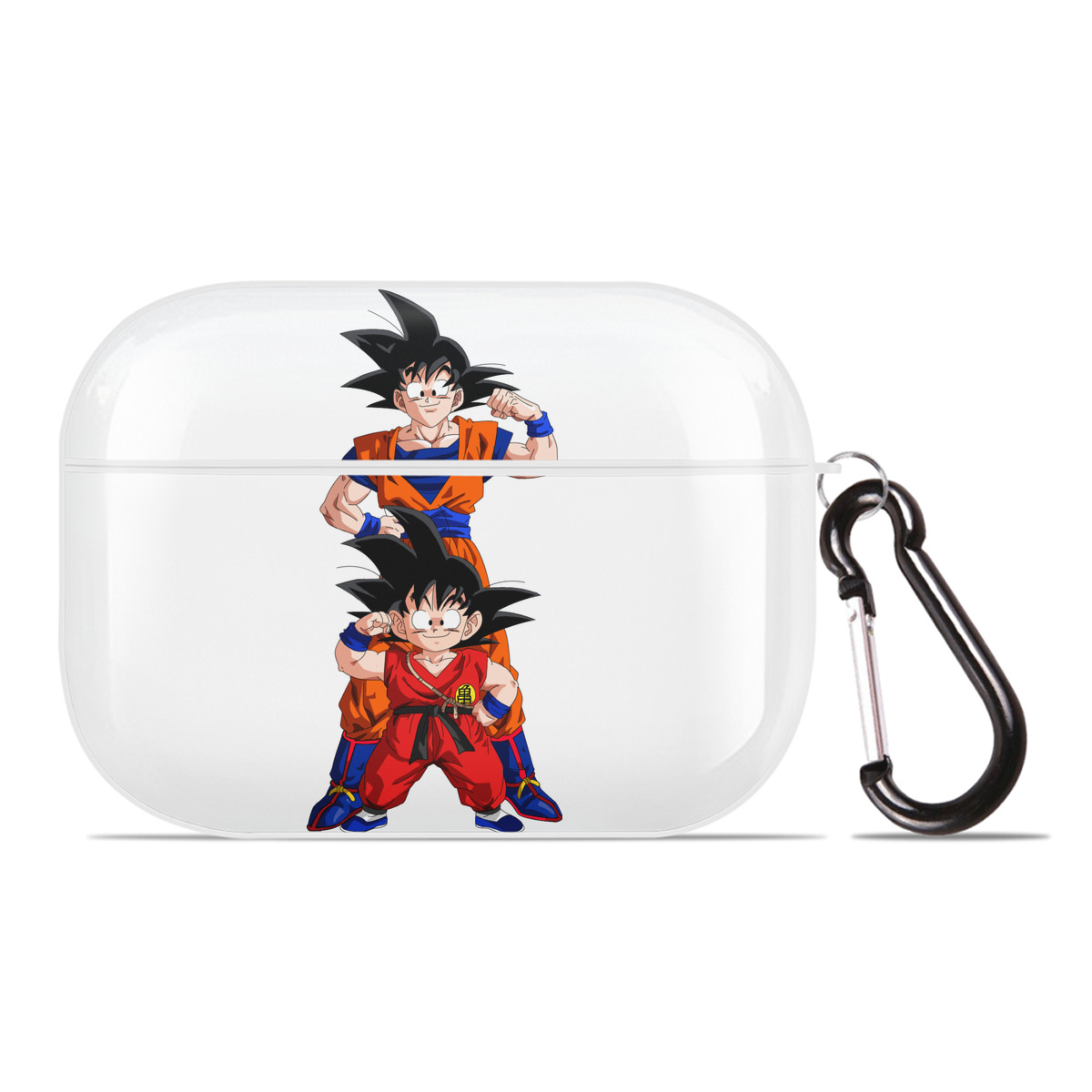 （画像用） ドラゴンボール 孫悟空（そん ごくう）Son Goku カカロット DRAGON BALL Kakarotto 【AirPods Pro用】ハードシェル保護ケース 耐衝撃・防指紋・カラビナ付き商品仕様
