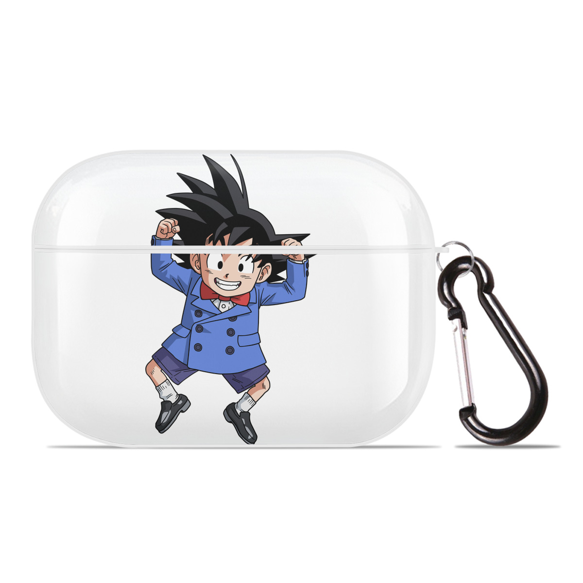 （画像用） ドラゴンボール 孫悟空（そん ごくう）Son Goku カカロット DRAGON BALL Kakarotto 【AirPods Pro用】ハードシェル保護ケース 耐衝撃・防指紋・カラビナ付き商品仕様