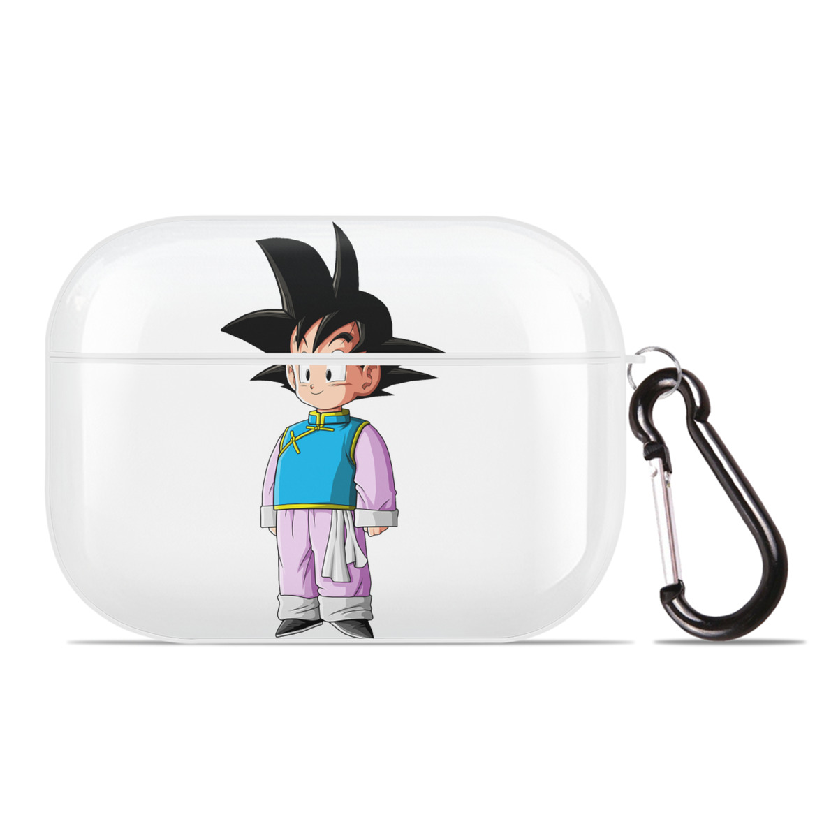 （画像用） ドラゴンボール 孫悟空（そん ごくう）Son Goku カカロット DRAGON BALL Kakarotto 【AirPods Pro用】ハードシェル保護ケース 耐衝撃・防指紋・カラビナ付き商品仕様