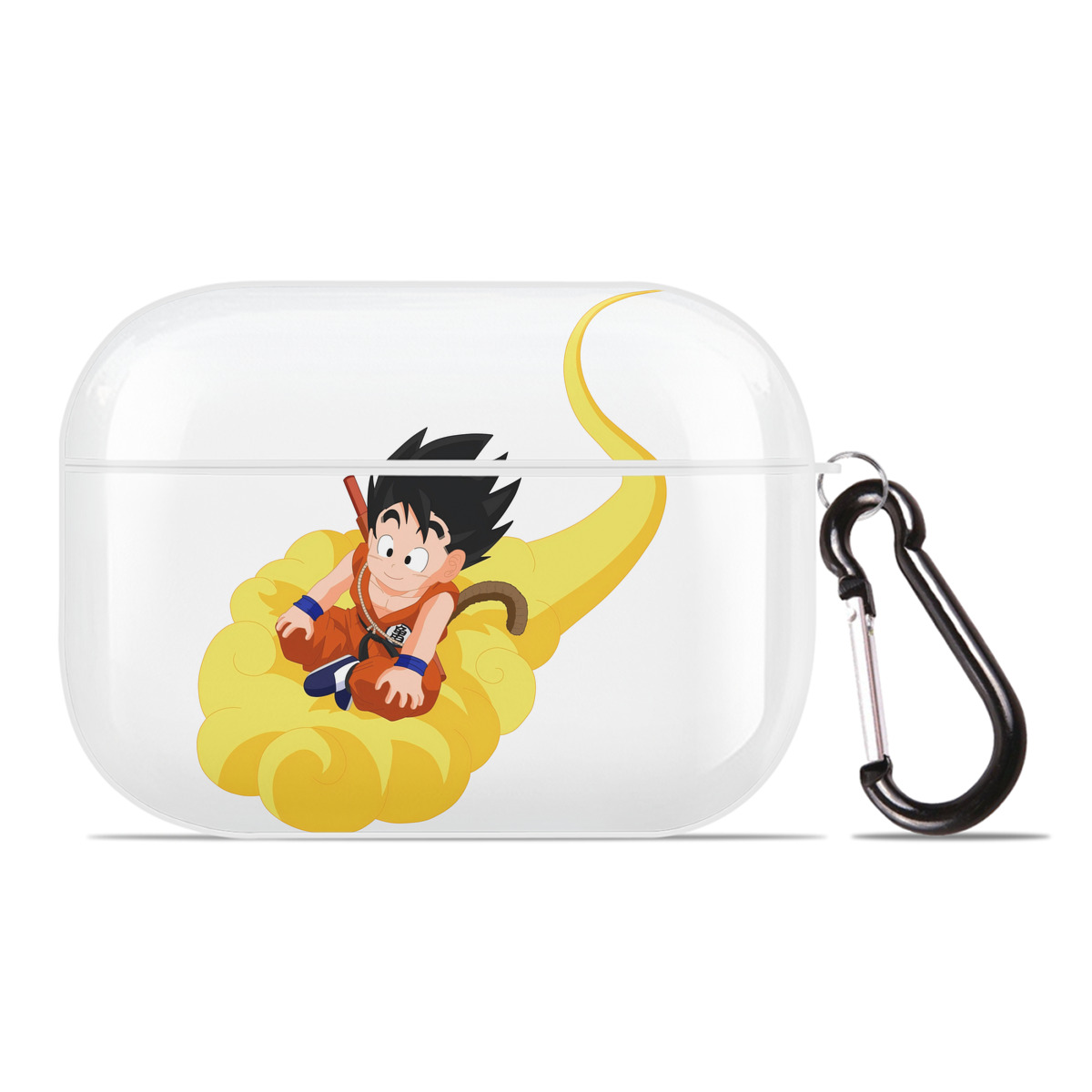 （画像用） ドラゴンボール 孫悟空（そん ごくう）Son Goku カカロット DRAGON BALL Kakarotto 【AirPods Pro用】ハードシェル保護ケース 耐衝撃・防指紋・カラビナ付き商品仕様
