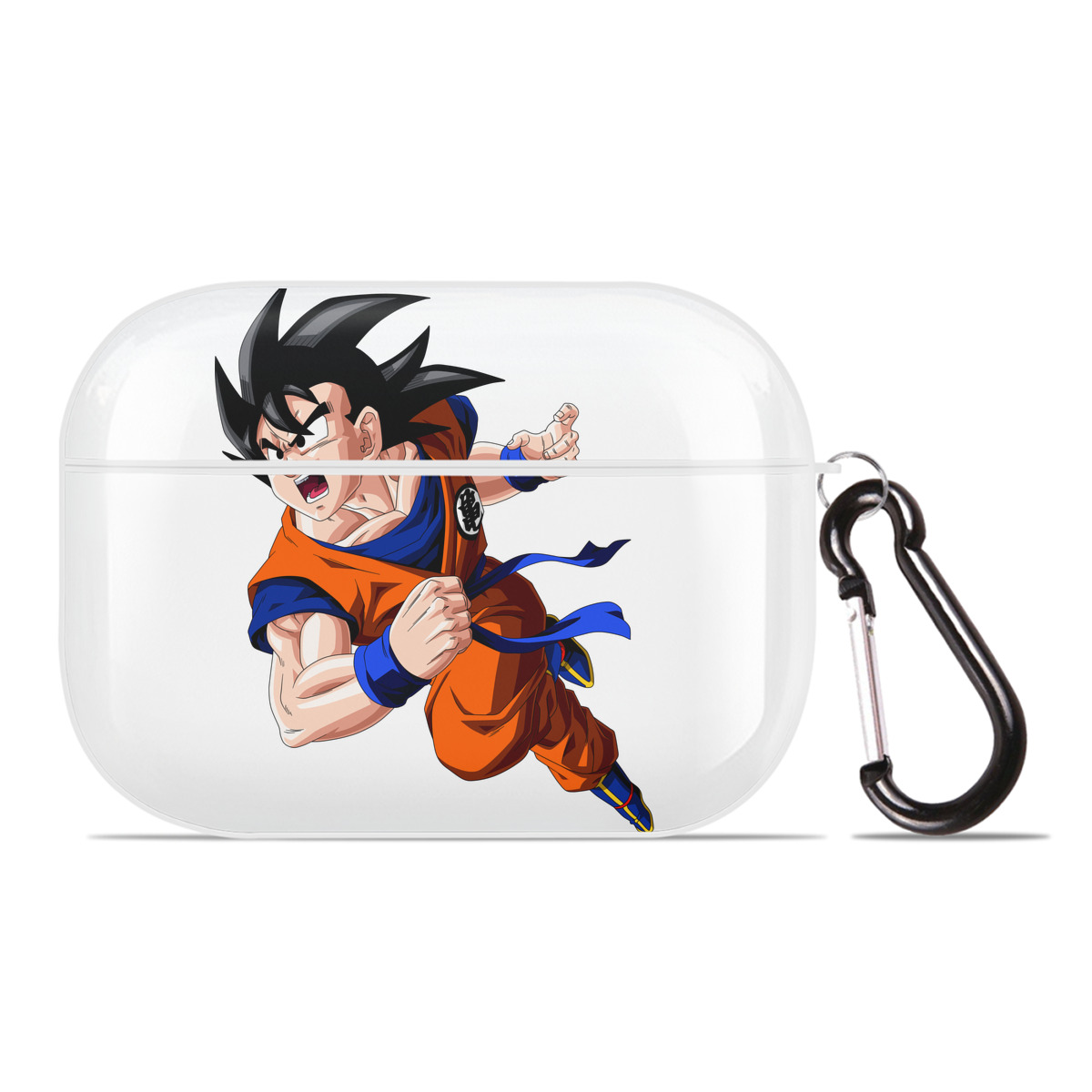 （画像用） ドラゴンボール 孫悟空（そん ごくう）Son Goku カカロット DRAGON BALL Kakarotto 【AirPods Pro用】ハードシェル保護ケース 耐衝撃・防指紋・カラビナ付き商品仕様