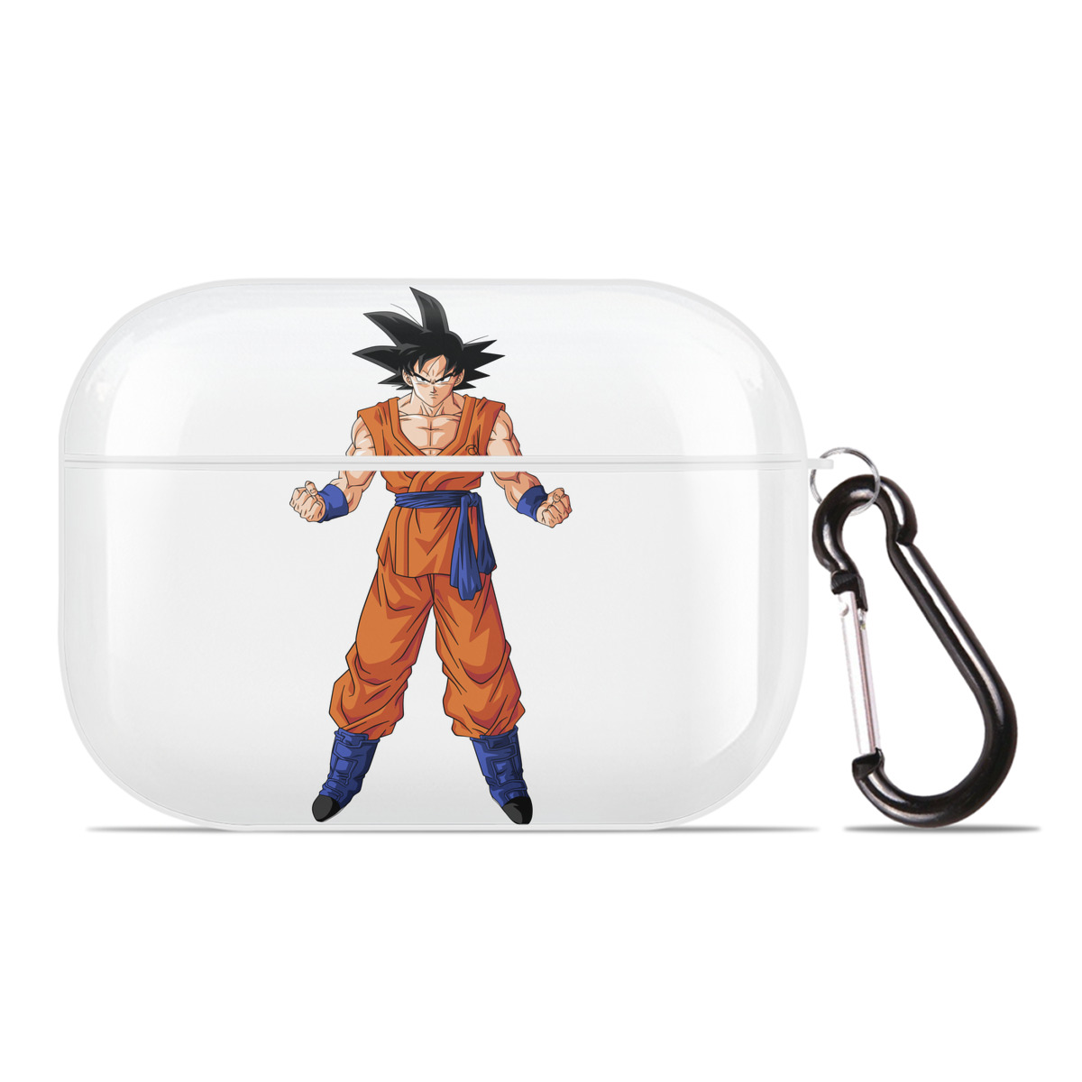 （画像用） ドラゴンボール 孫悟空（そん ごくう）Son Goku カカロット DRAGON BALL Kakarotto 【AirPods Pro用】ハードシェル保護ケース 耐衝撃・防指紋・カラビナ付き商品仕様