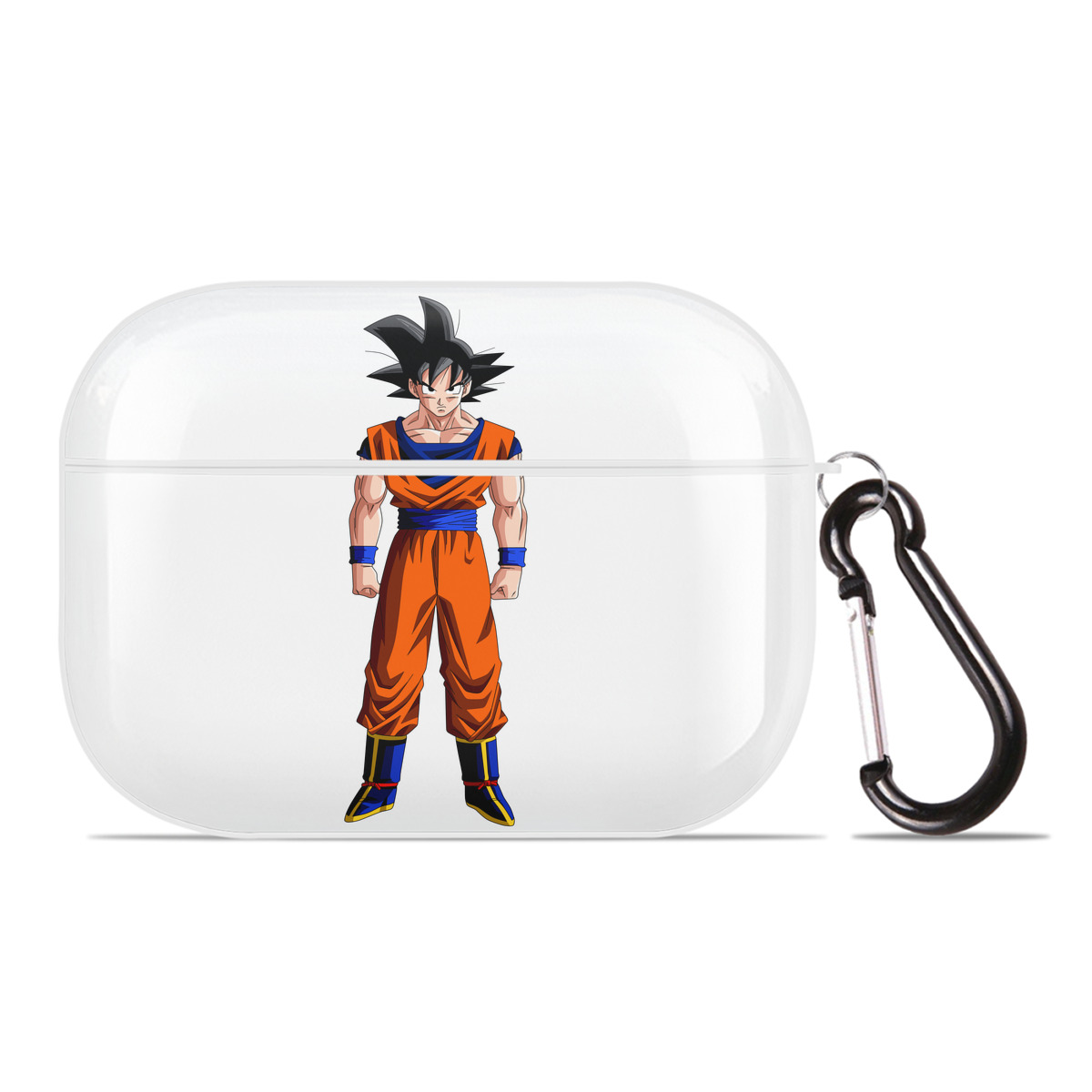 （画像用） ドラゴンボール 孫悟空（そん ごくう）Son Goku カカロット DRAGON BALL Kakarotto 【AirPods Pro用】ハードシェル保護ケース 耐衝撃・防指紋・カラビナ付き商品仕様