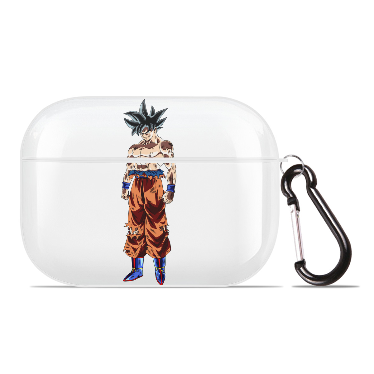 （画像用） ドラゴンボール 孫悟空（そん ごくう）Son Goku カカロット DRAGON BALL Kakarotto 【AirPods Pro用】ハードシェル保護ケース 耐衝撃・防指紋・カラビナ付き商品仕様