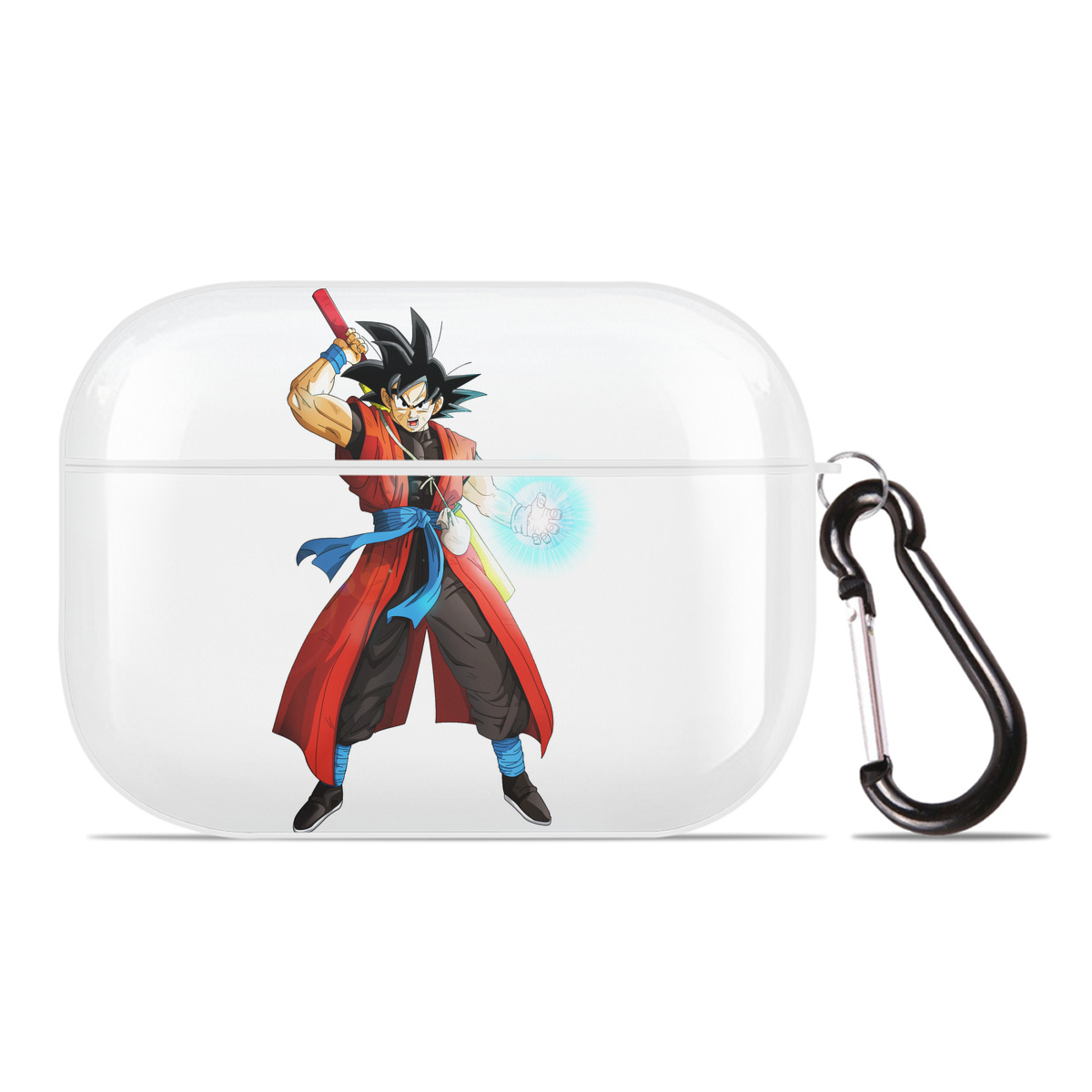 （画像用） ドラゴンボール 孫悟空（そん ごくう）Son Goku カカロット DRAGON BALL Kakarotto 【AirPods Pro用】ハードシェル保護ケース 耐衝撃・防指紋・カラビナ付き商品仕様