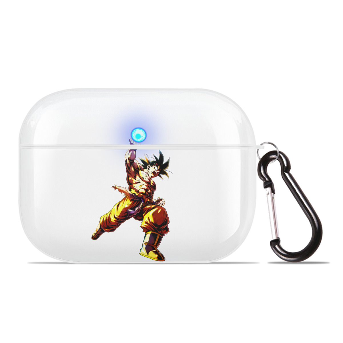 （画像用） ドラゴンボール 孫悟空（そん ごくう）Son Goku カカロット DRAGON BALL Kakarotto 【AirPods Pro用】ハードシェル保護ケース 耐衝撃・防指紋・カラビナ付き商品仕様