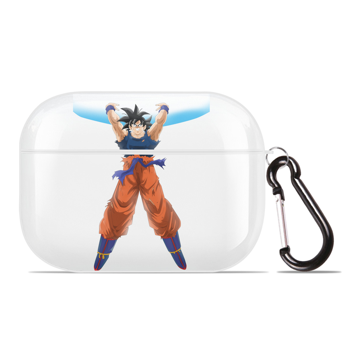 （画像用） ドラゴンボール 孫悟空（そん ごくう）Son Goku カカロット DRAGON BALL Kakarotto 【AirPods Pro用】ハードシェル保護ケース 耐衝撃・防指紋・カラビナ付き商品仕様