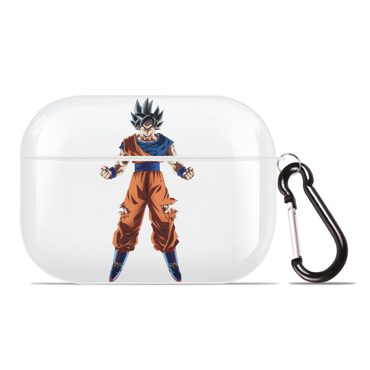 （画像用） ドラゴンボール 孫悟空（そん ごくう）Son Goku カカロット DRAGON BALL Kakarotto 【AirPods Pro用】ハードシェル保護ケース 耐衝撃・防指紋・カラビナ付き商品仕様