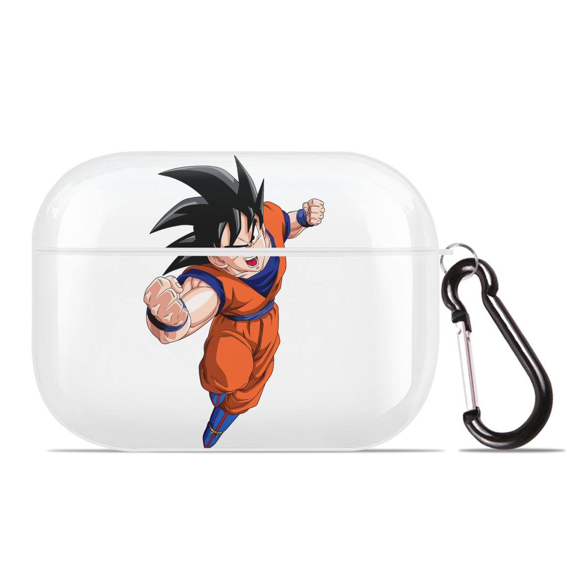 （画像用） ドラゴンボール 孫悟空（そん ごくう）Son Goku カカロット DRAGON BALL Kakarotto 【AirPods Pro用】ハードシェル保護ケース 耐衝撃・防指紋・カラビナ付き商品仕様