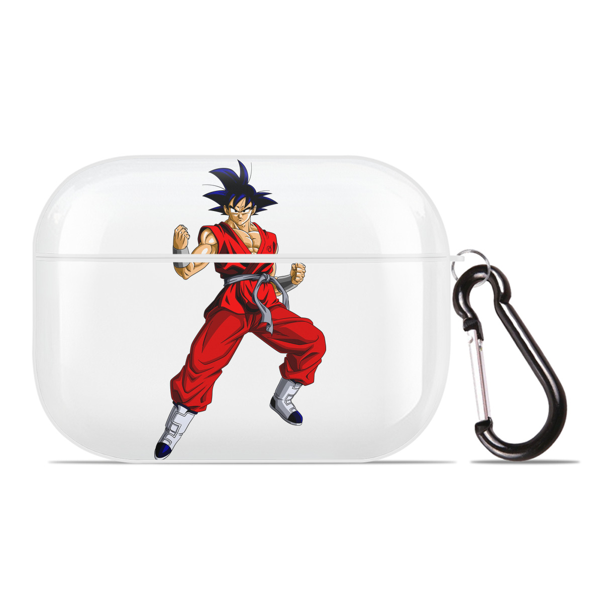 （画像用） ドラゴンボール 孫悟空（そん ごくう）Son Goku カカロット DRAGON BALL Kakarotto 【AirPods Pro用】ハードシェル保護ケース 耐衝撃・防指紋・カラビナ付き商品仕様