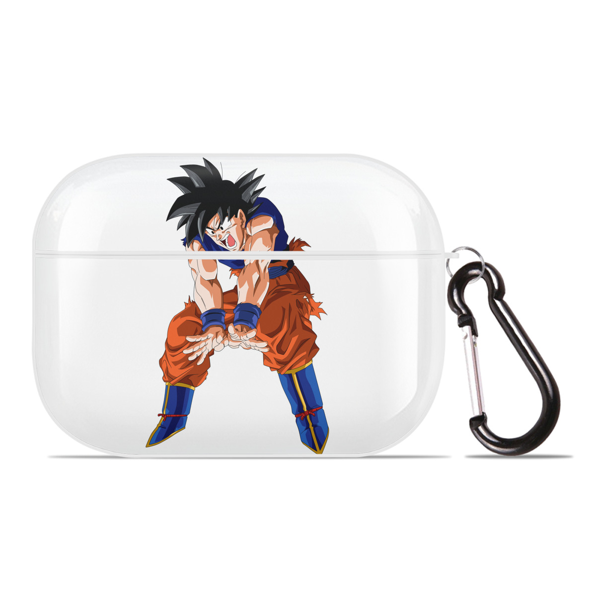 （画像用） ドラゴンボール 孫悟空（そん ごくう）Son Goku カカロット DRAGON BALL Kakarotto 【AirPods Pro用】ハードシェル保護ケース 耐衝撃・防指紋・カラビナ付き商品仕様