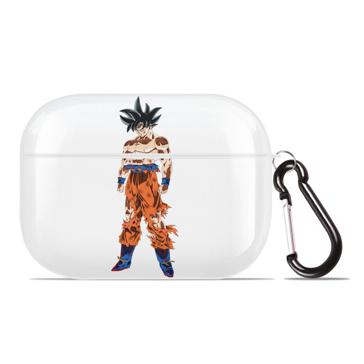 （画像用） ドラゴンボール 孫悟空（そん ごくう）Son Goku カカロット DRAGON BALL Kakarotto 【AirPods Pro用】ハードシェル保護ケース 耐衝撃・防指紋・カラビナ付き商品仕様