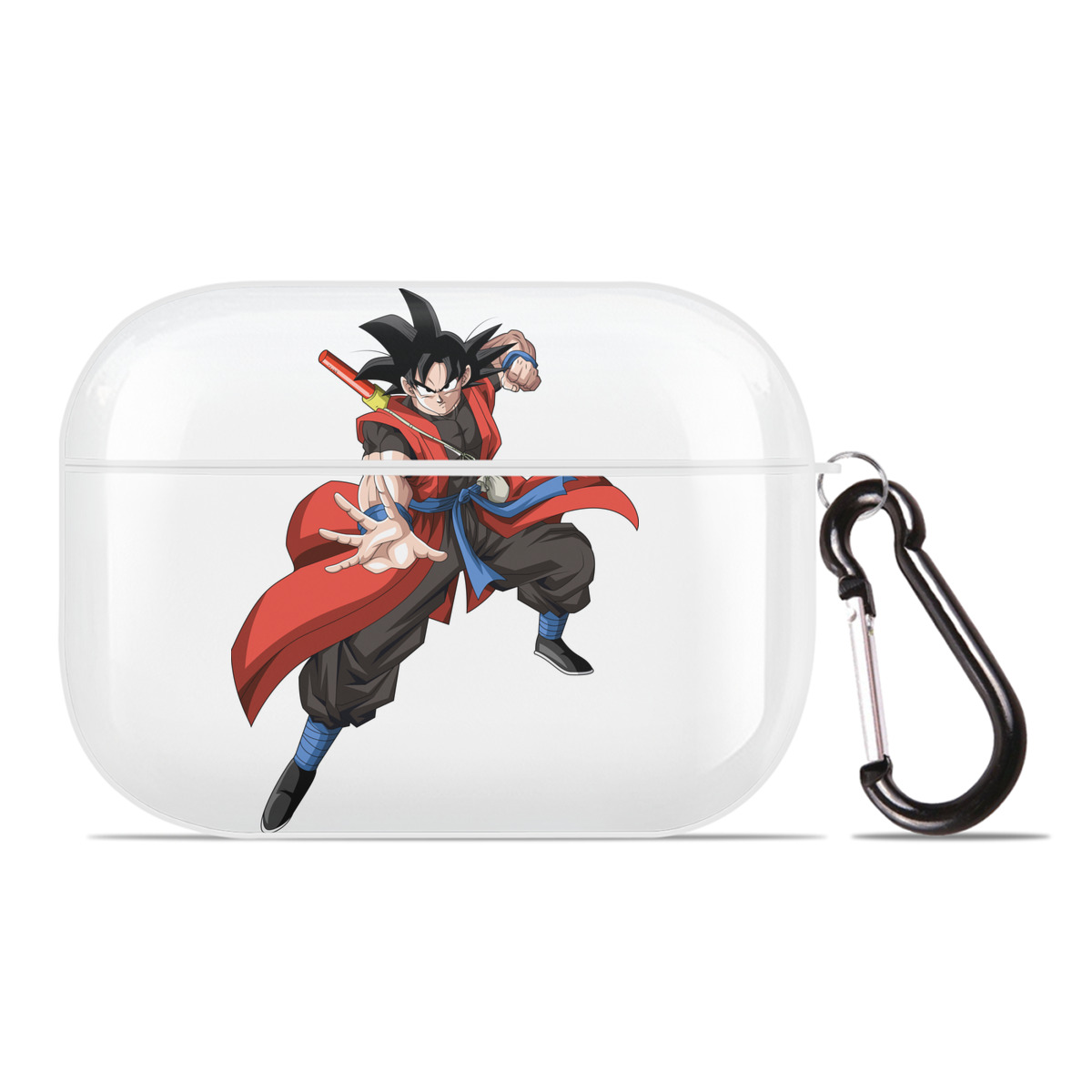 （画像用） ドラゴンボール 孫悟空（そん ごくう）Son Goku カカロット DRAGON BALL Kakarotto 【AirPods Pro用】ハードシェル保護ケース 耐衝撃・防指紋・カラビナ付き商品仕様