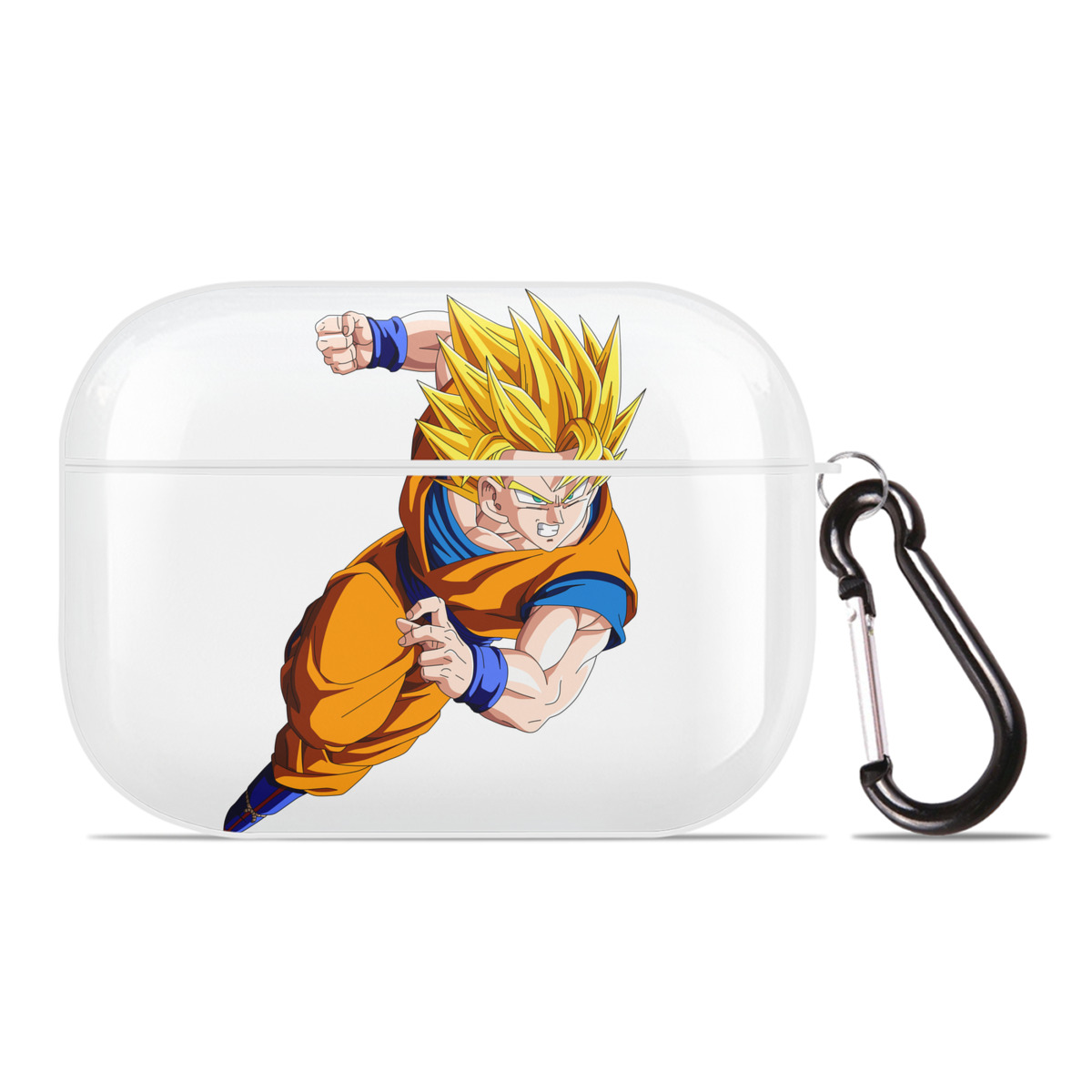 （画像用） ドラゴンボール 孫悟空（そん ごくう）Son Goku カカロット DRAGON BALL Kakarotto 【AirPods Pro用】ハードシェル保護ケース 耐衝撃・防指紋・カラビナ付き商品仕様