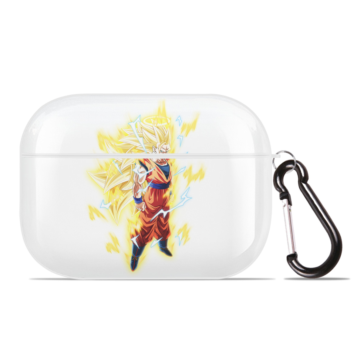 （画像用） ドラゴンボール 孫悟空（そん ごくう）Son Goku カカロット DRAGON BALL Kakarotto 【AirPods Pro用】ハードシェル保護ケース 耐衝撃・防指紋・カラビナ付き商品仕様