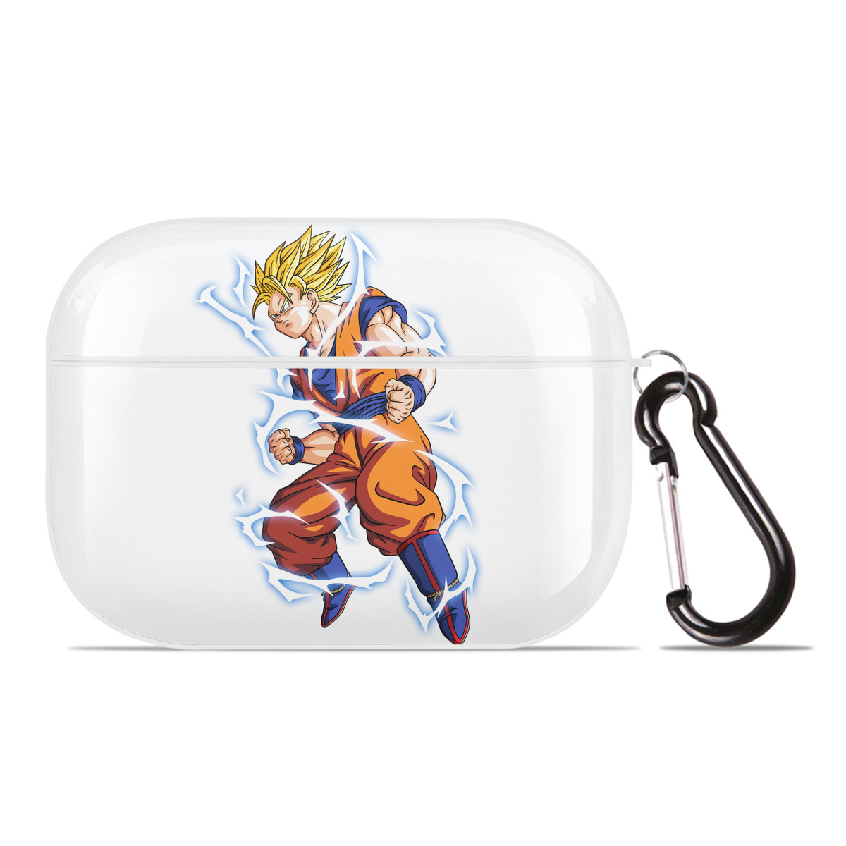 （画像用） ドラゴンボール 孫悟空（そん ごくう）Son Goku カカロット DRAGON BALL Kakarotto 【AirPods Pro用】ハードシェル保護ケース 耐衝撃・防指紋・カラビナ付き商品仕様