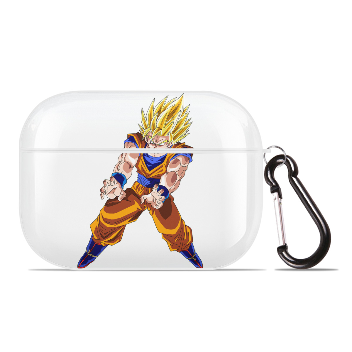 （画像用） ドラゴンボール 孫悟空（そん ごくう）Son Goku カカロット DRAGON BALL Kakarotto 【AirPods Pro用】ハードシェル保護ケース 耐衝撃・防指紋・カラビナ付き商品仕様