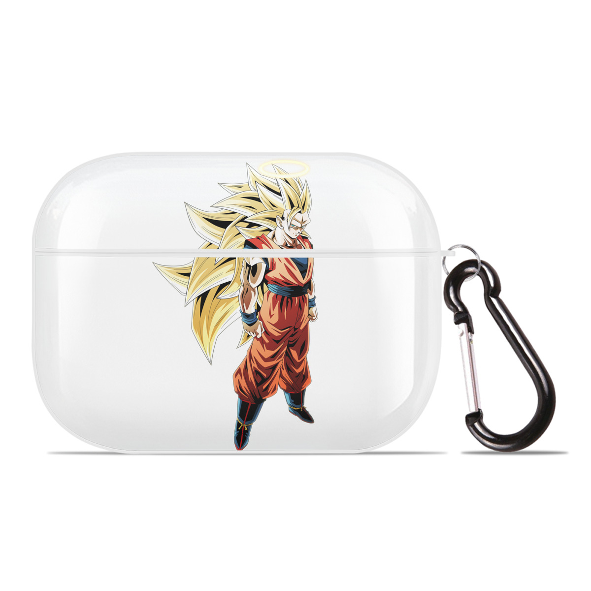 （画像用） ドラゴンボール 孫悟空（そん ごくう）Son Goku カカロット DRAGON BALL Kakarotto 【AirPods Pro用】ハードシェル保護ケース 耐衝撃・防指紋・カラビナ付き商品仕様