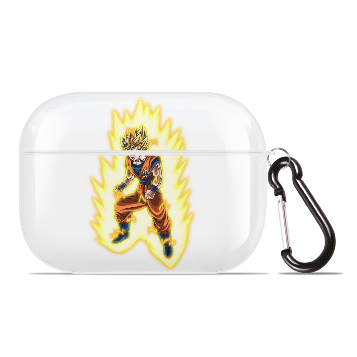 （画像用） ドラゴンボール 孫悟空（そん ごくう）Son Goku カカロット DRAGON BALL Kakarotto 【AirPods Pro用】ハードシェル保護ケース 耐衝撃・防指紋・カラビナ付き商品仕様