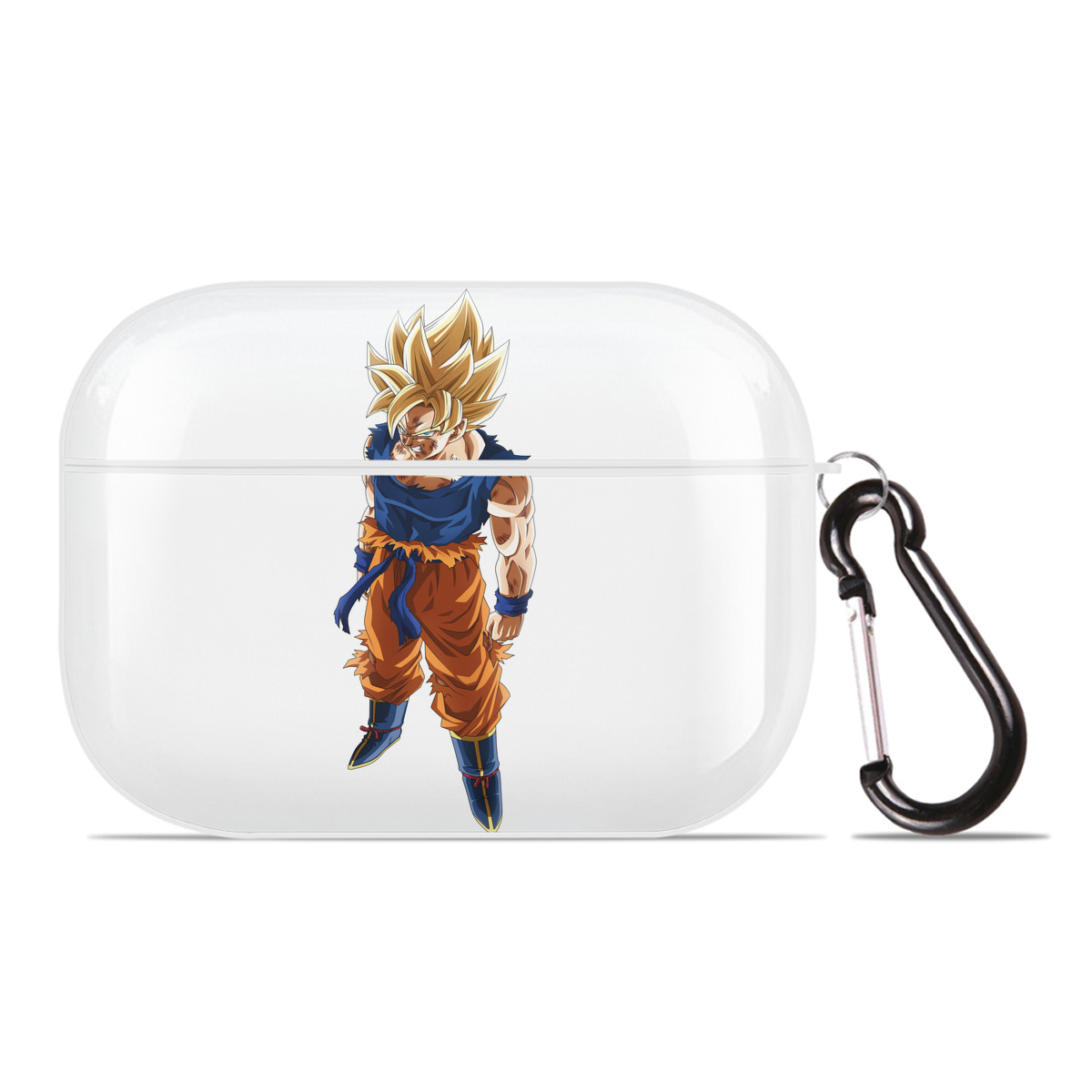 （画像用） ドラゴンボール 孫悟空（そん ごくう）Son Goku カカロット DRAGON BALL Kakarotto 【AirPods Pro用】ハードシェル保護ケース 耐衝撃・防指紋・カラビナ付き商品仕様