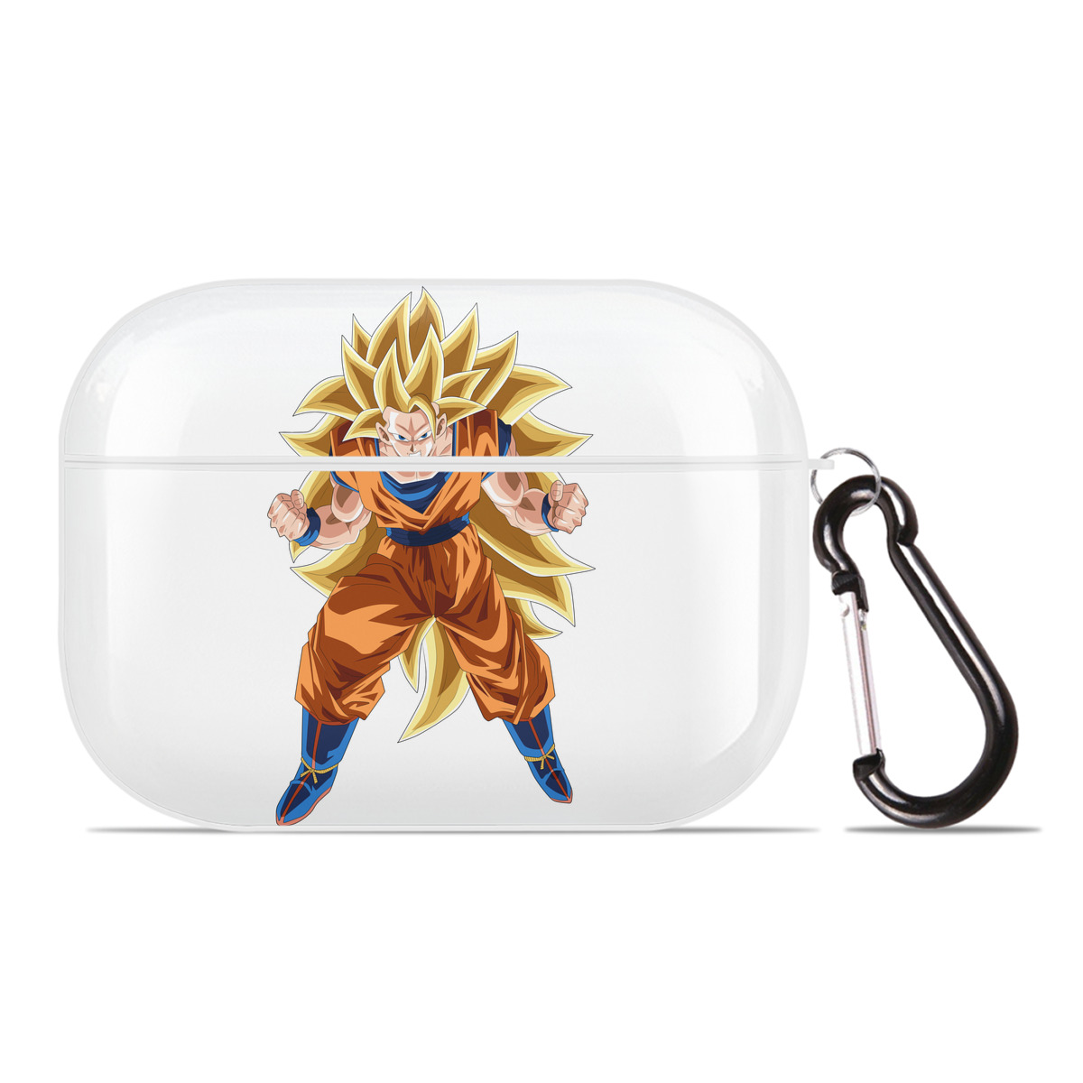 （画像用） ドラゴンボール 孫悟空（そん ごくう）Son Goku カカロット DRAGON BALL Kakarotto 【AirPods Pro用】ハードシェル保護ケース 耐衝撃・防指紋・カラビナ付き商品仕様