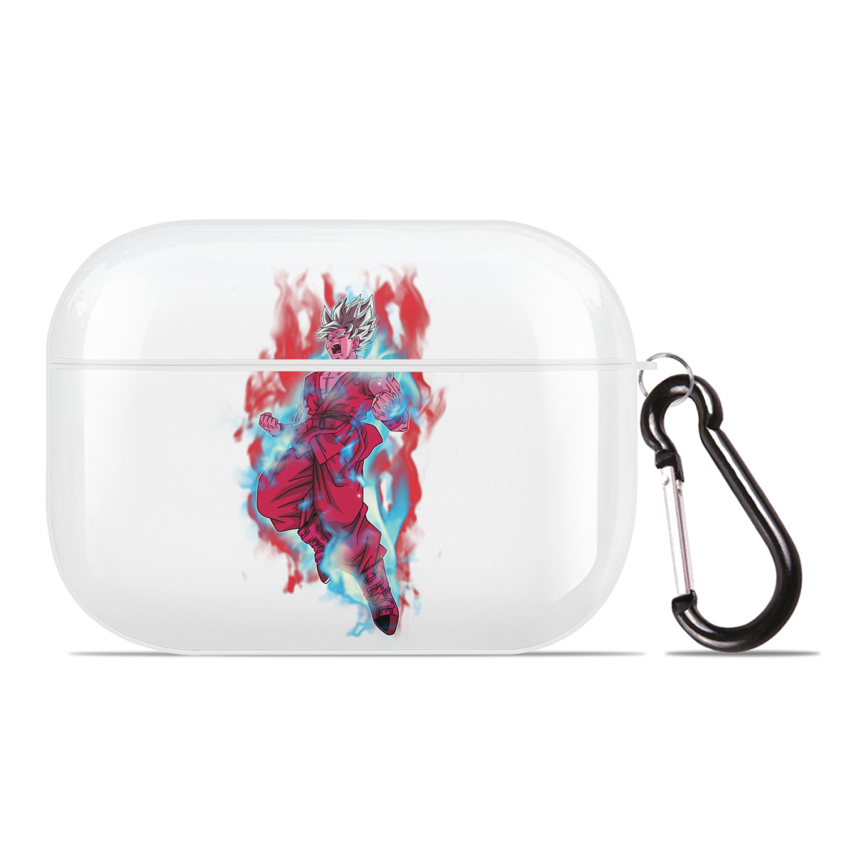 （画像用） ドラゴンボール 孫悟空（そん ごくう）Son Goku カカロット DRAGON BALL Kakarotto 【AirPods Pro用】ハードシェル保護ケース 耐衝撃・防指紋・カラビナ付き商品仕様