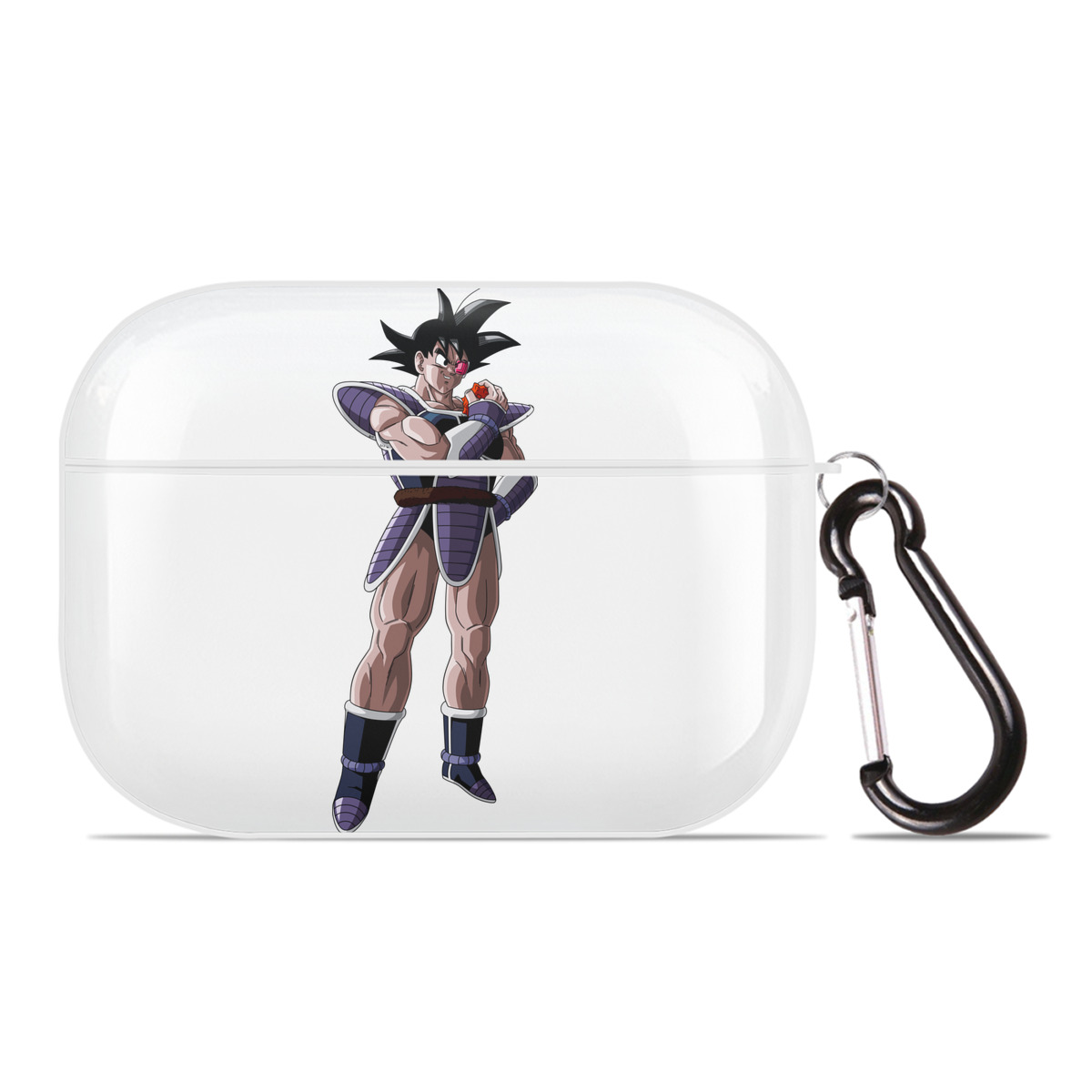 （画像用） ドラゴンボール 孫悟空（そん ごくう）Son Goku カカロット DRAGON BALL Kakarotto 【AirPods Pro用】ハードシェル保護ケース 耐衝撃・防指紋・カラビナ付き商品仕様
