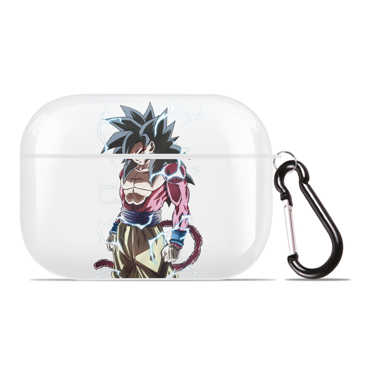 （画像用） ドラゴンボール 孫悟空（そん ごくう）Son Goku カカロット DRAGON BALL Kakarotto 【AirPods Pro用】ハードシェル保護ケース 耐衝撃・防指紋・カラビナ付き商品仕様