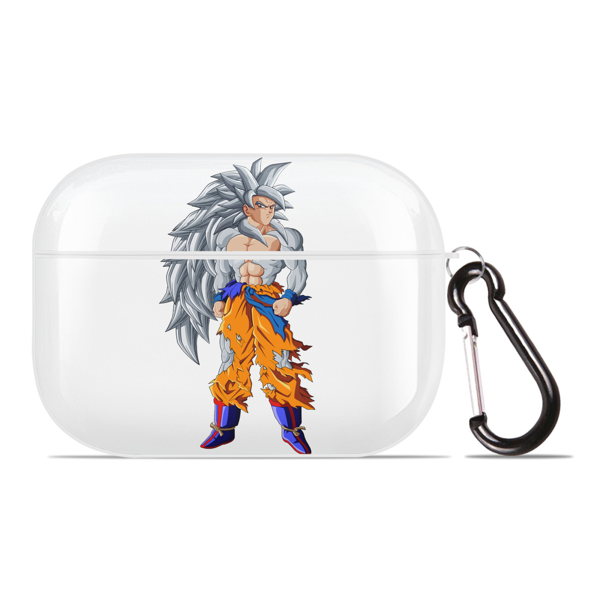 （画像用） ドラゴンボール 孫悟空（そん ごくう）Son Goku カカロット DRAGON BALL Kakarotto 【AirPods Pro用】ハードシェル保護ケース 耐衝撃・防指紋・カラビナ付き商品仕様