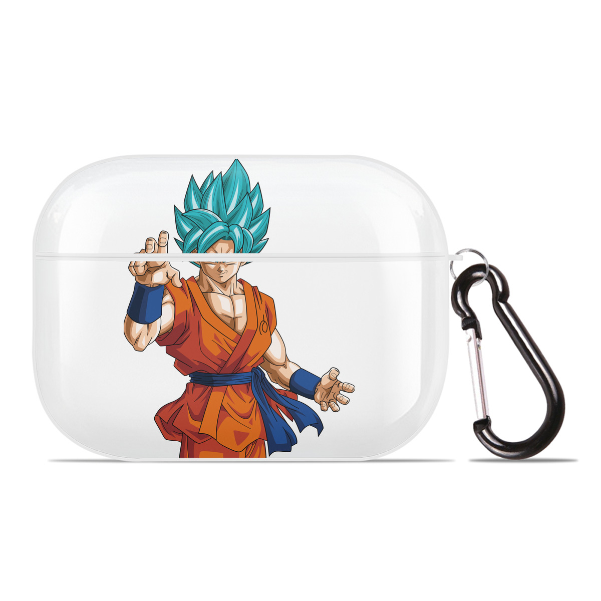 （画像用） ドラゴンボール 孫悟空（そん ごくう）Son Goku カカロット DRAGON BALL Kakarotto 【AirPods Pro用】ハードシェル保護ケース 耐衝撃・防指紋・カラビナ付き商品仕様