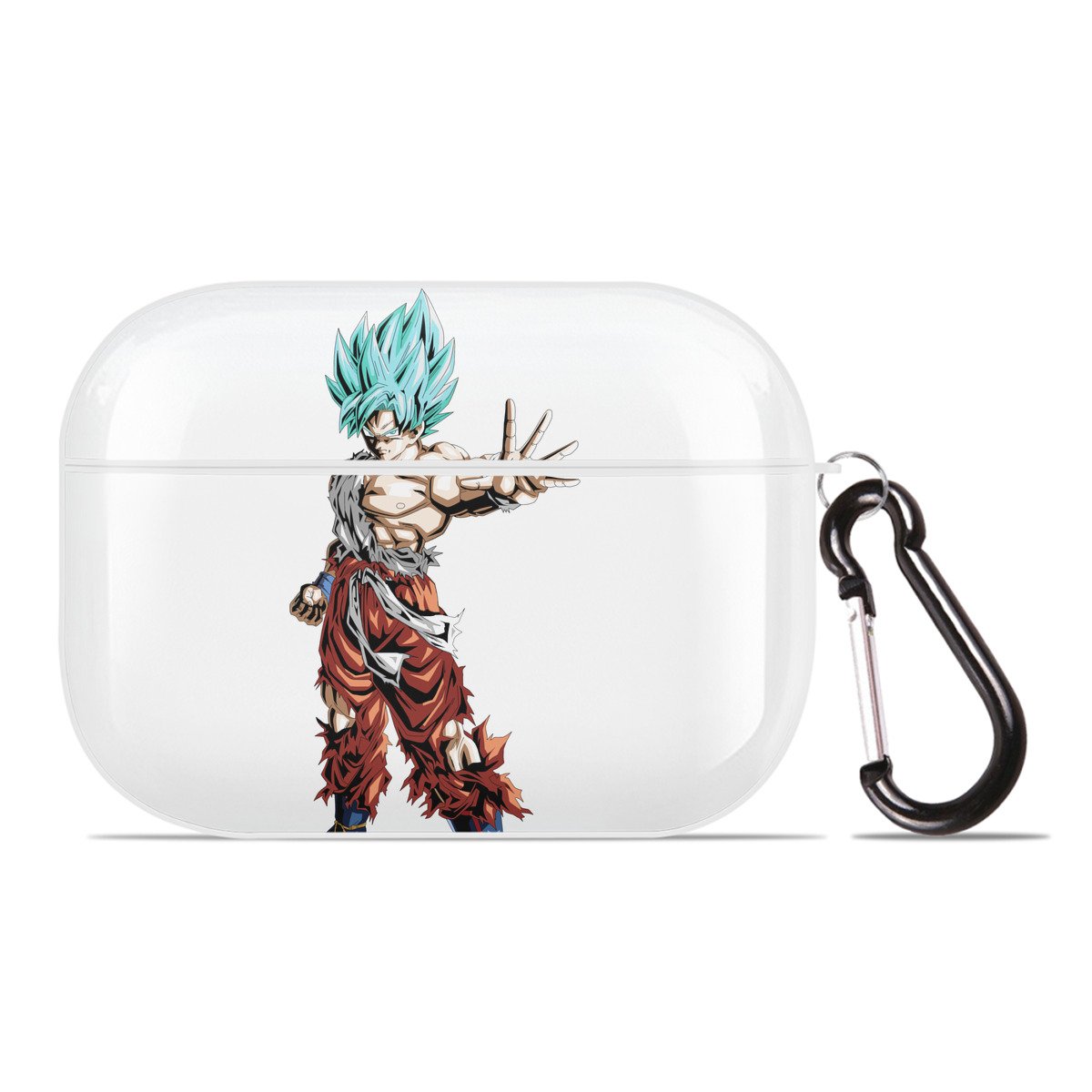 （画像用） ドラゴンボール 孫悟空（そん ごくう）Son Goku カカロット DRAGON BALL Kakarotto 【AirPods Pro用】ハードシェル保護ケース 耐衝撃・防指紋・カラビナ付き商品仕様