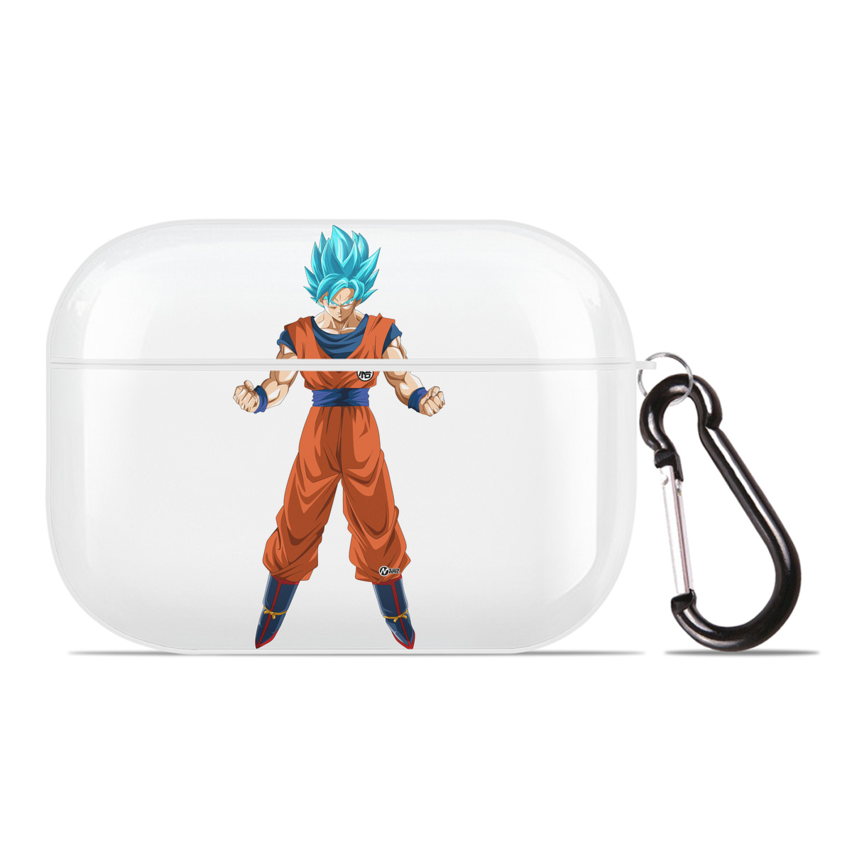 （画像用） ドラゴンボール 孫悟空（そん ごくう）Son Goku カカロット DRAGON BALL Kakarotto 【AirPods Pro用】ハードシェル保護ケース 耐衝撃・防指紋・カラビナ付き商品仕様