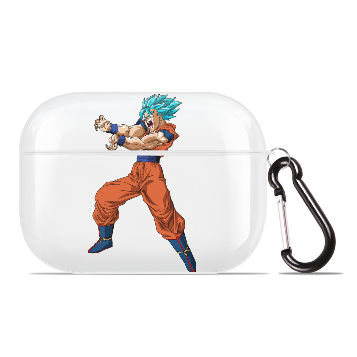 （画像用） ドラゴンボール 孫悟空（そん ごくう）Son Goku カカロット DRAGON BALL Kakarotto 【AirPods Pro用】ハードシェル保護ケース 耐衝撃・防指紋・カラビナ付き商品仕様