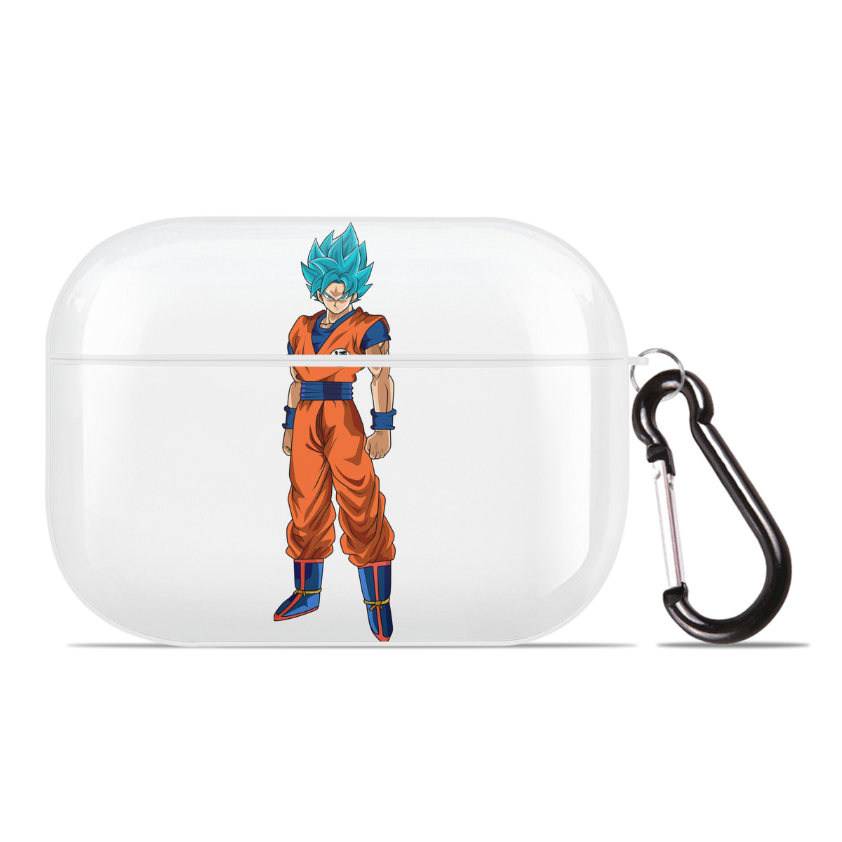 （画像用） ドラゴンボール 孫悟空（そん ごくう）Son Goku カカロット DRAGON BALL Kakarotto 【AirPods Pro用】ハードシェル保護ケース 耐衝撃・防指紋・カラビナ付き商品仕様