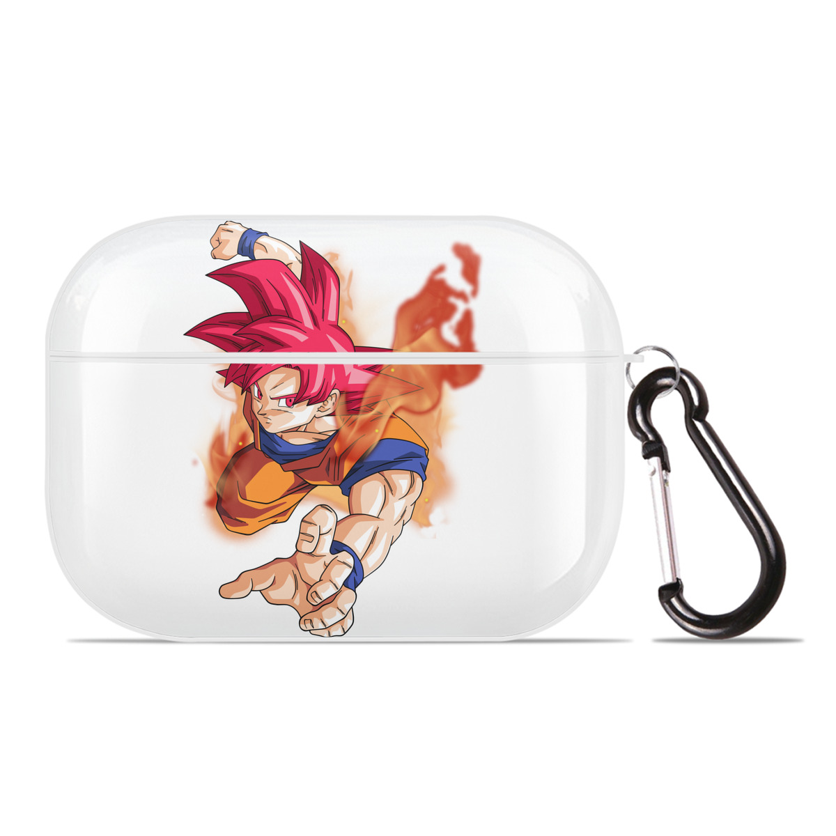 （画像用） ドラゴンボール 孫悟空（そん ごくう）Son Goku カカロット DRAGON BALL Kakarotto 【AirPods Pro用】ハードシェル保護ケース 耐衝撃・防指紋・カラビナ付き商品仕様