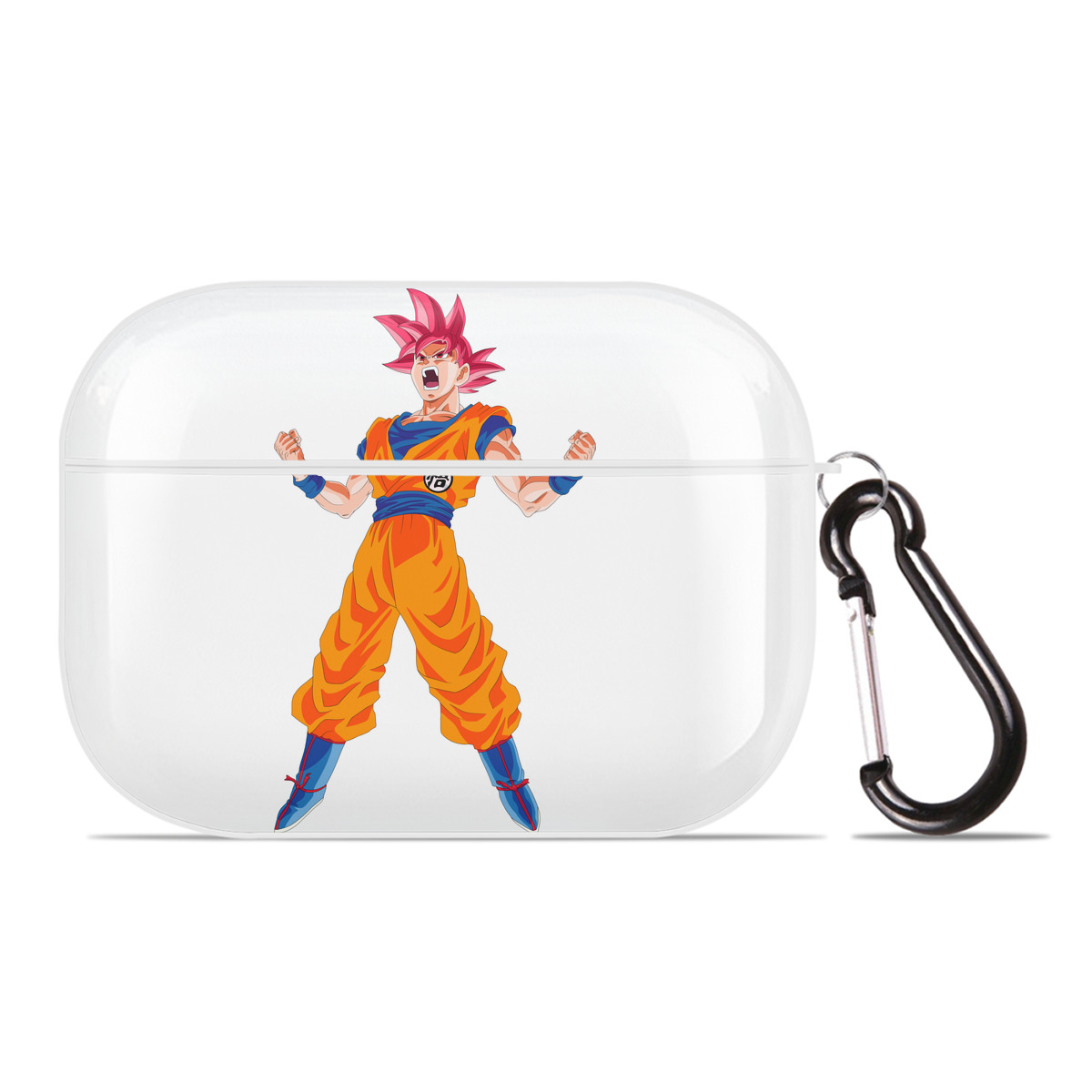 （画像用） ドラゴンボール 孫悟空（そん ごくう）Son Goku カカロット DRAGON BALL Kakarotto 【AirPods Pro用】ハードシェル保護ケース 耐衝撃・防指紋・カラビナ付き商品仕様