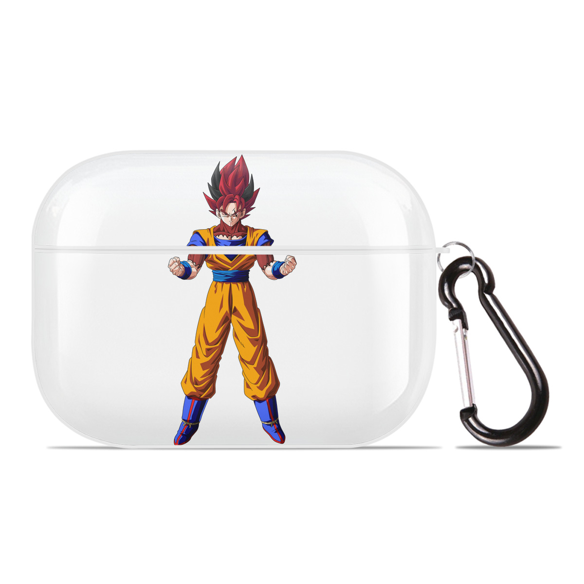（画像用） ドラゴンボール 孫悟空（そん ごくう）Son Goku カカロット DRAGON BALL Kakarotto 【AirPods Pro用】ハードシェル保護ケース 耐衝撃・防指紋・カラビナ付き商品仕様