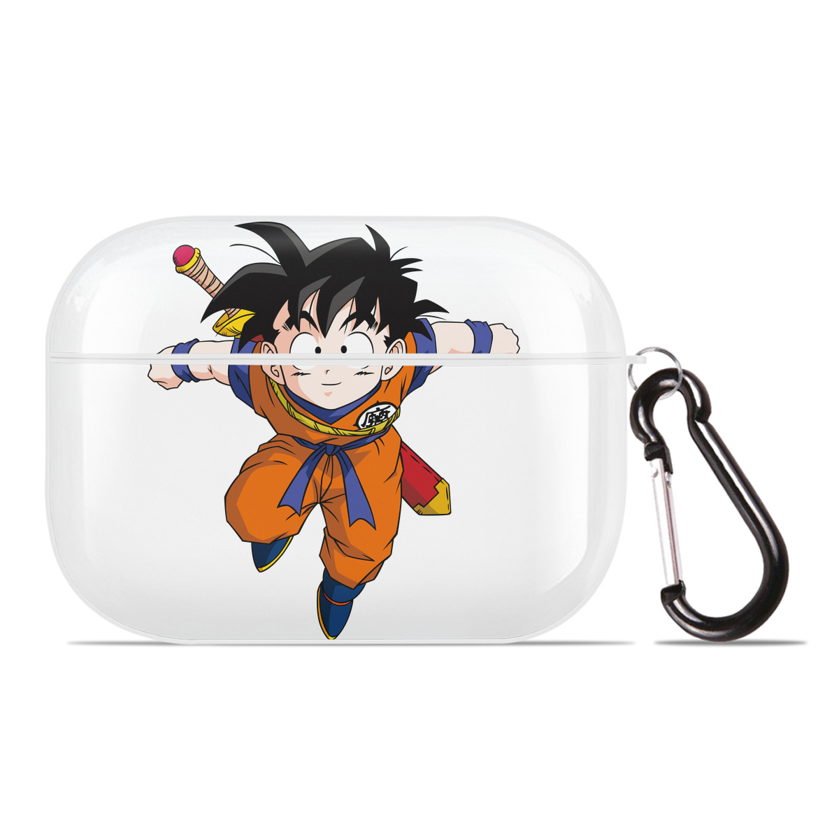 （画像用） ドラゴンボール 孫悟空（そん ごくう）Son Goku カカロット DRAGON BALL Kakarotto 【AirPods Pro用】ハードシェル保護ケース 耐衝撃・防指紋・カラビナ付き商品仕様