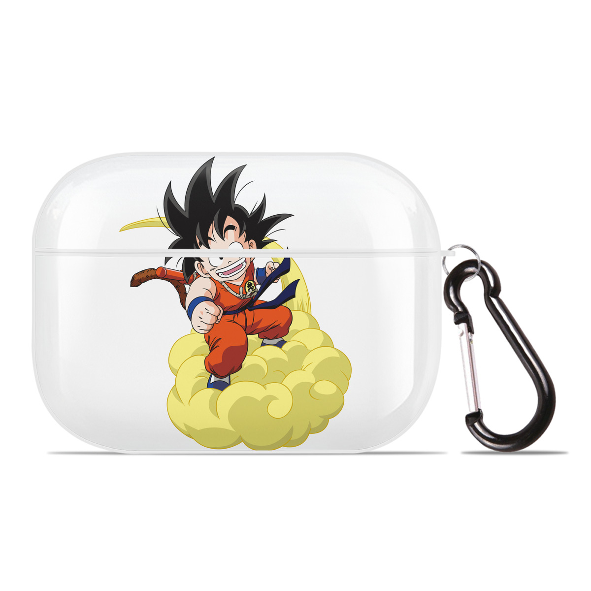（画像用） ドラゴンボール 孫悟空（そん ごくう）Son Goku カカロット DRAGON BALL Kakarotto 【AirPods Pro用】ハードシェル保護ケース 耐衝撃・防指紋・カラビナ付き商品仕様