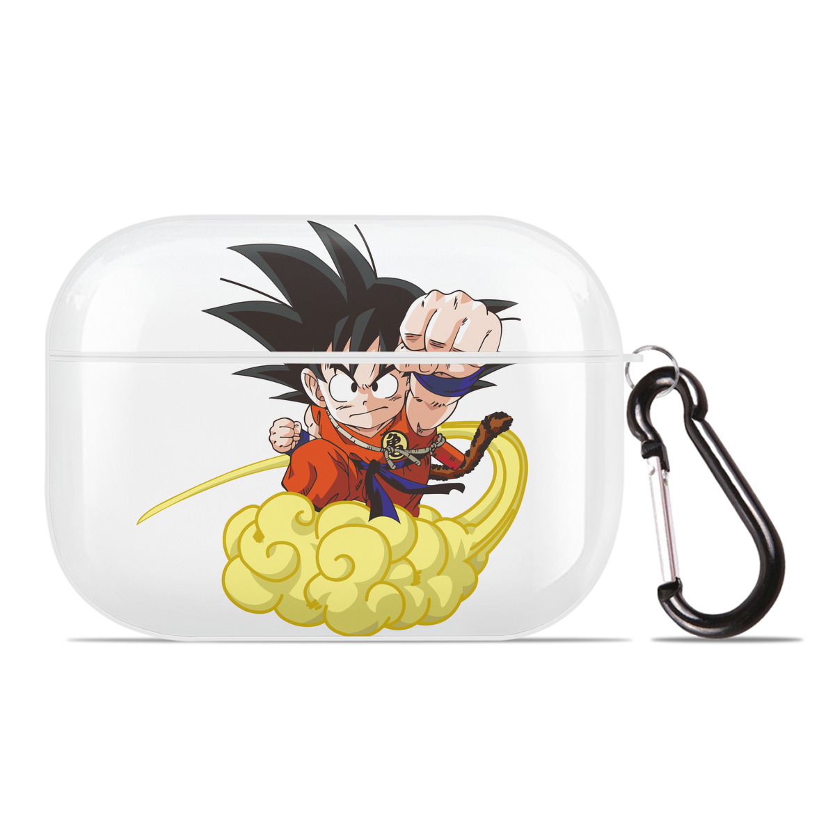 （画像用） ドラゴンボール 孫悟空（そん ごくう）Son Goku カカロット DRAGON BALL Kakarotto 【AirPods Pro用】ハードシェル保護ケース 耐衝撃・防指紋・カラビナ付き商品仕様