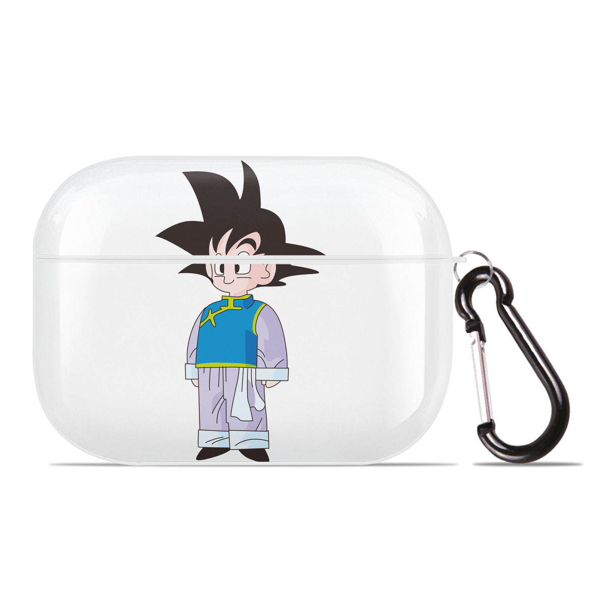 （画像用） ドラゴンボール 孫悟空（そん ごくう）Son Goku カカロット DRAGON BALL Kakarotto 【AirPods Pro用】ハードシェル保護ケース 耐衝撃・防指紋・カラビナ付き商品仕様